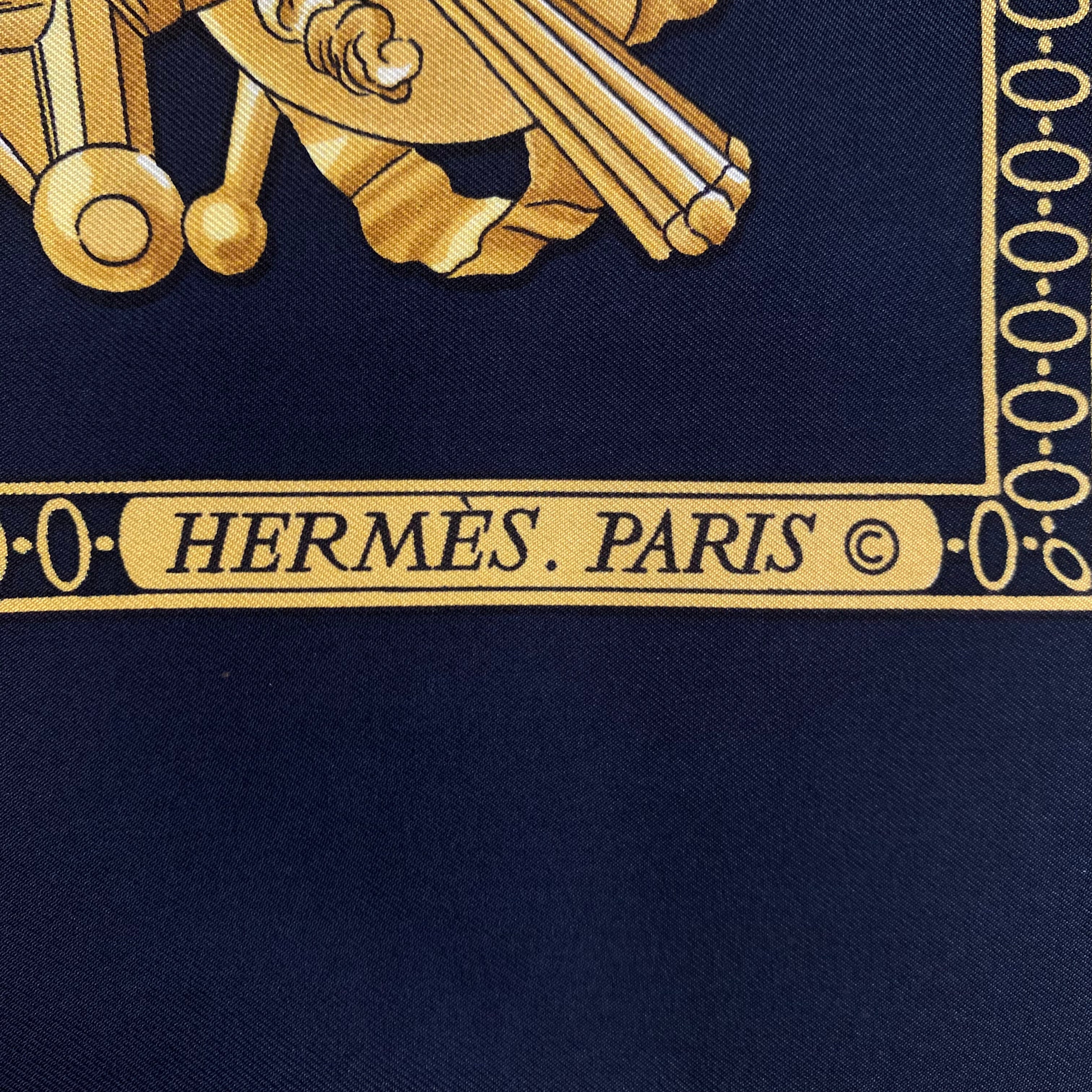 Hermès Sésame Silk Scarf