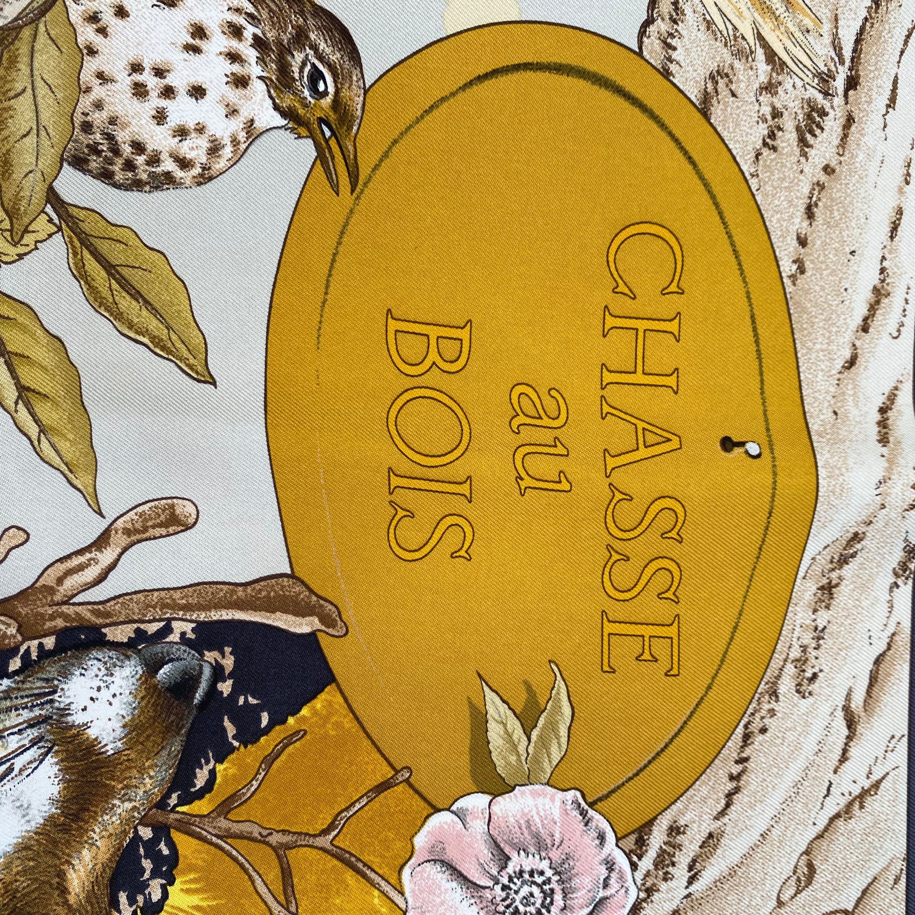 Hermès Chasse au Bois Silk Scarf