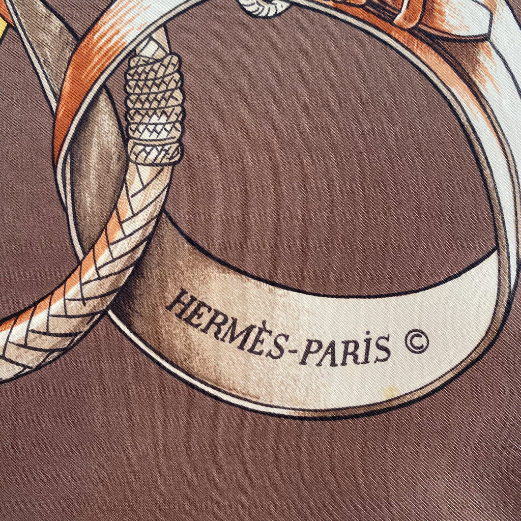 Hermès Meutes Silk Scarf