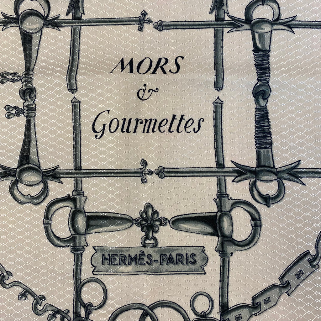 Hermès Mors & Gourmettes Silk Scarf