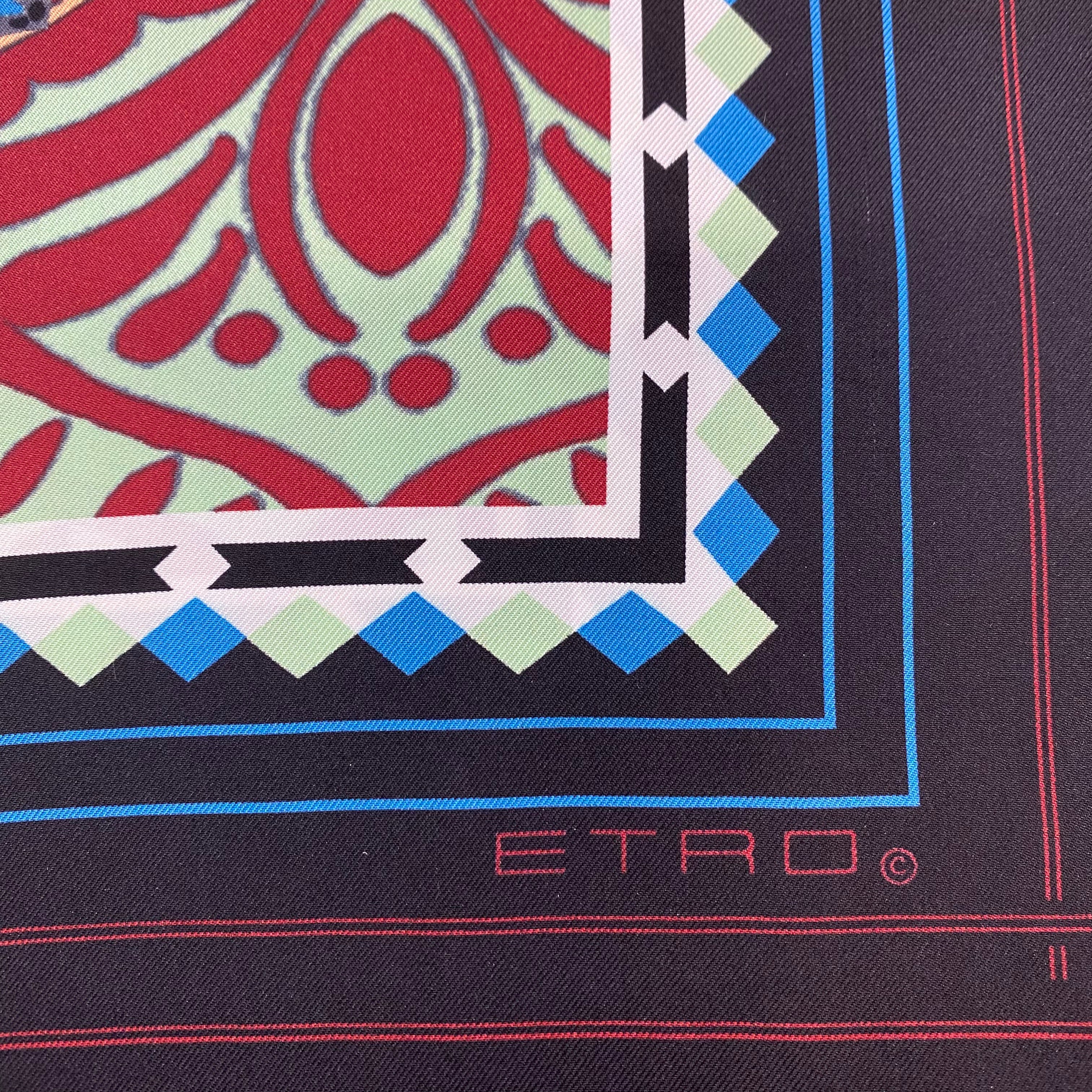 Brand New Etro Designer Silk Scarf