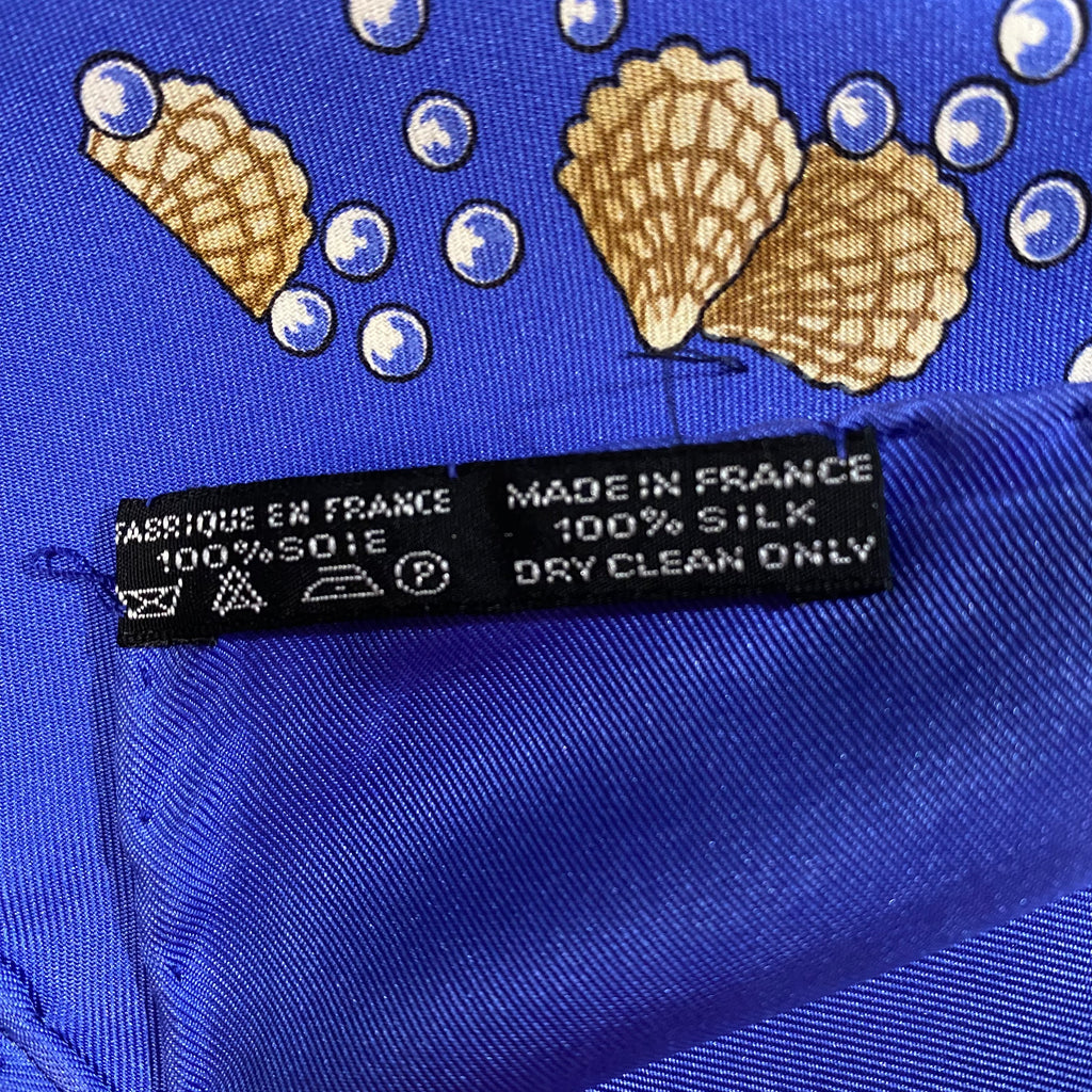 Hermès Seashells Nano Silk Scarf