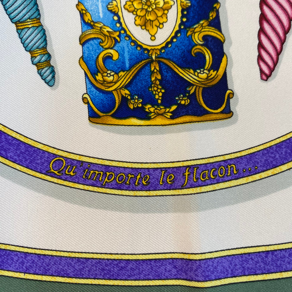 Hermès Qu’ Importe le Flacon Silk Scarf