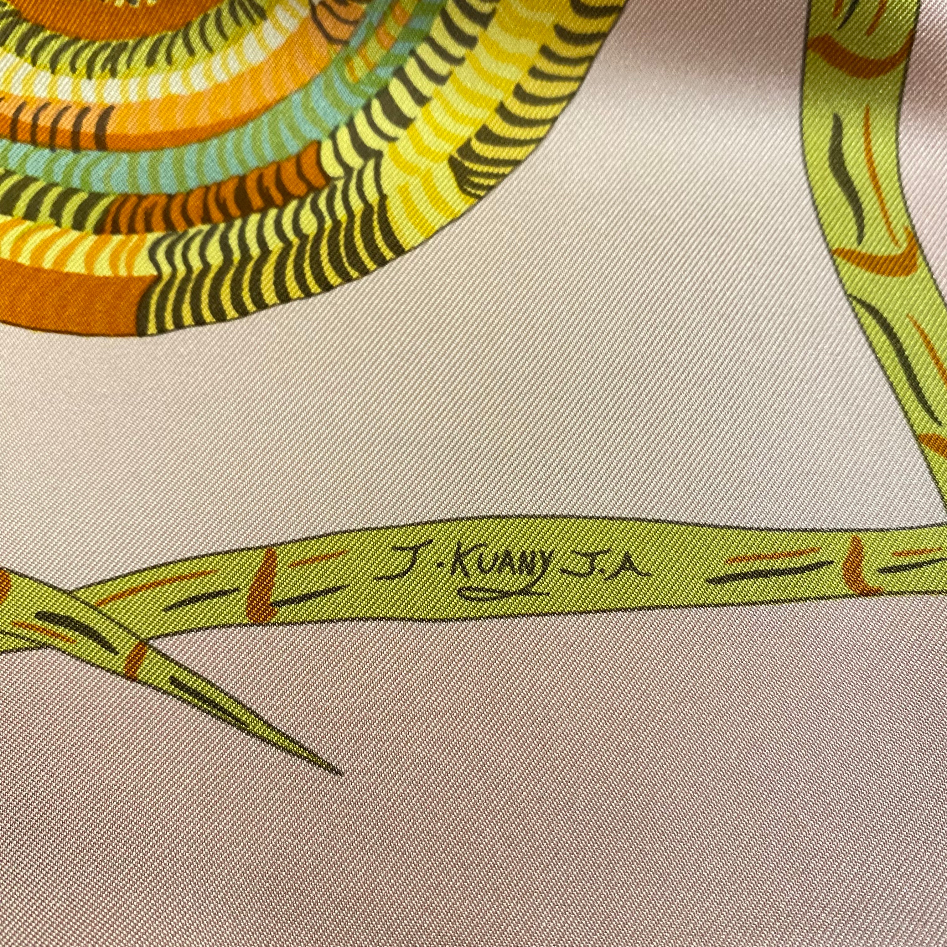 Boxed Hermès Magie des Mains Silk Scarf