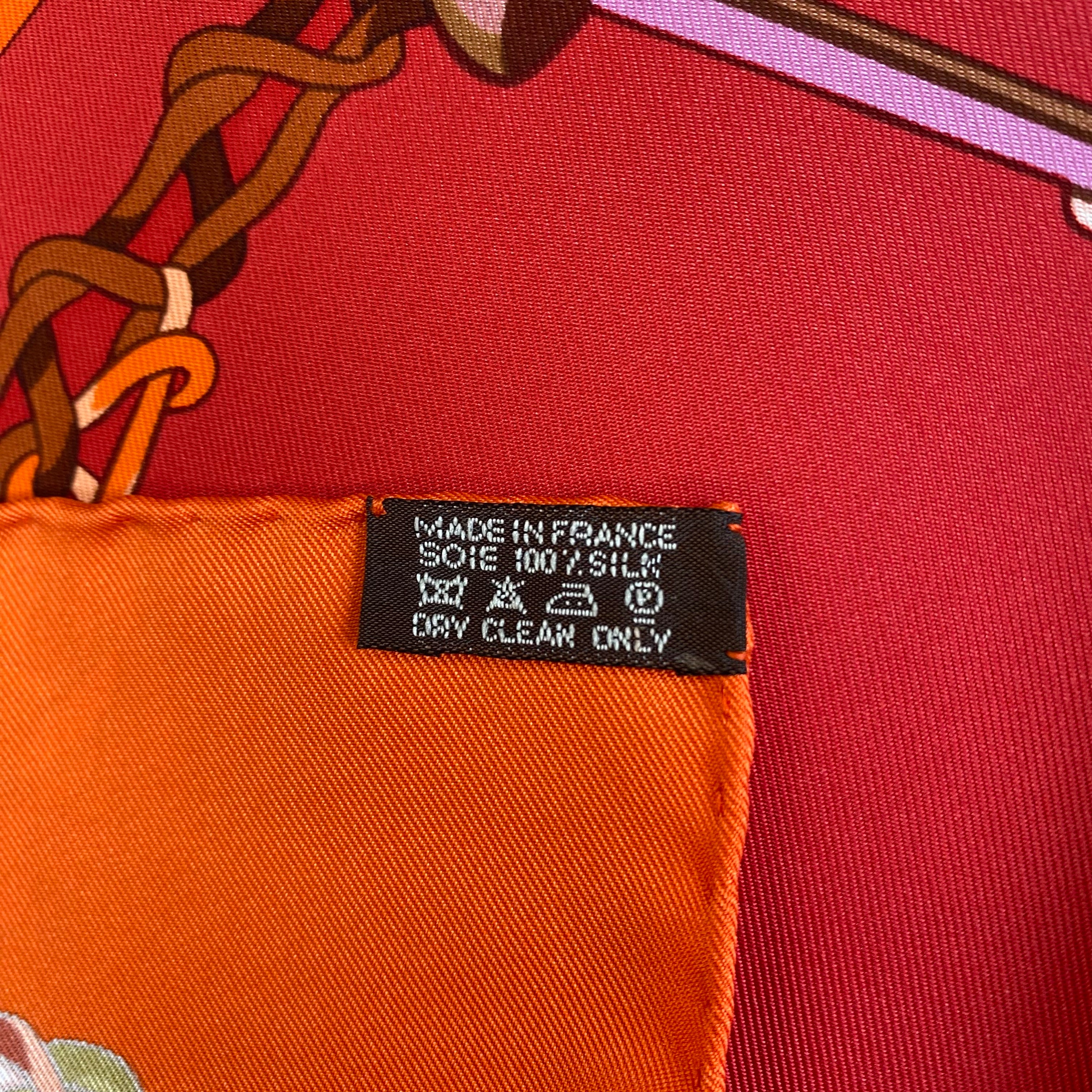 Hermès Le Timbalier Silk Scarf Quite Rare