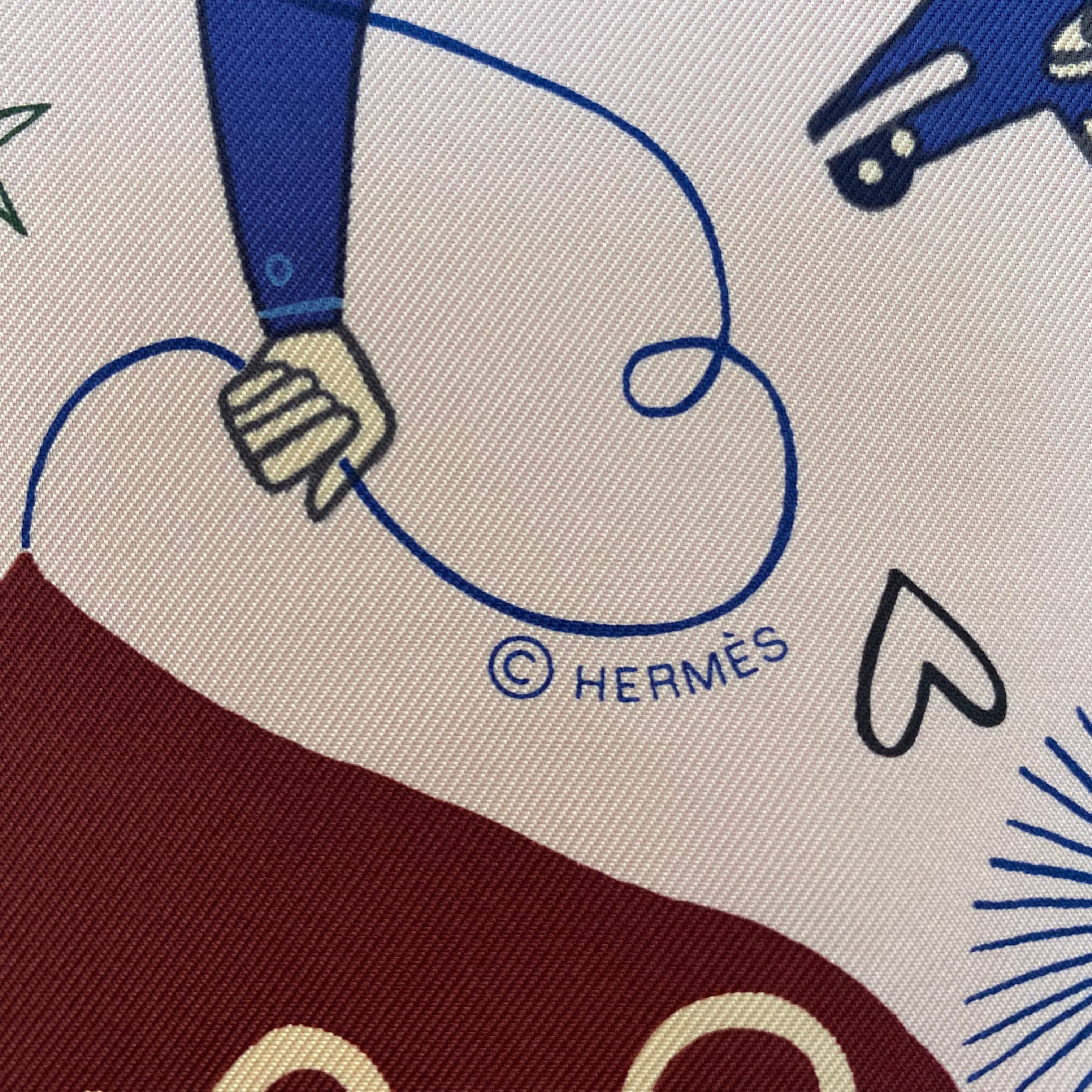Hermès Les Confessions Silk Scarf