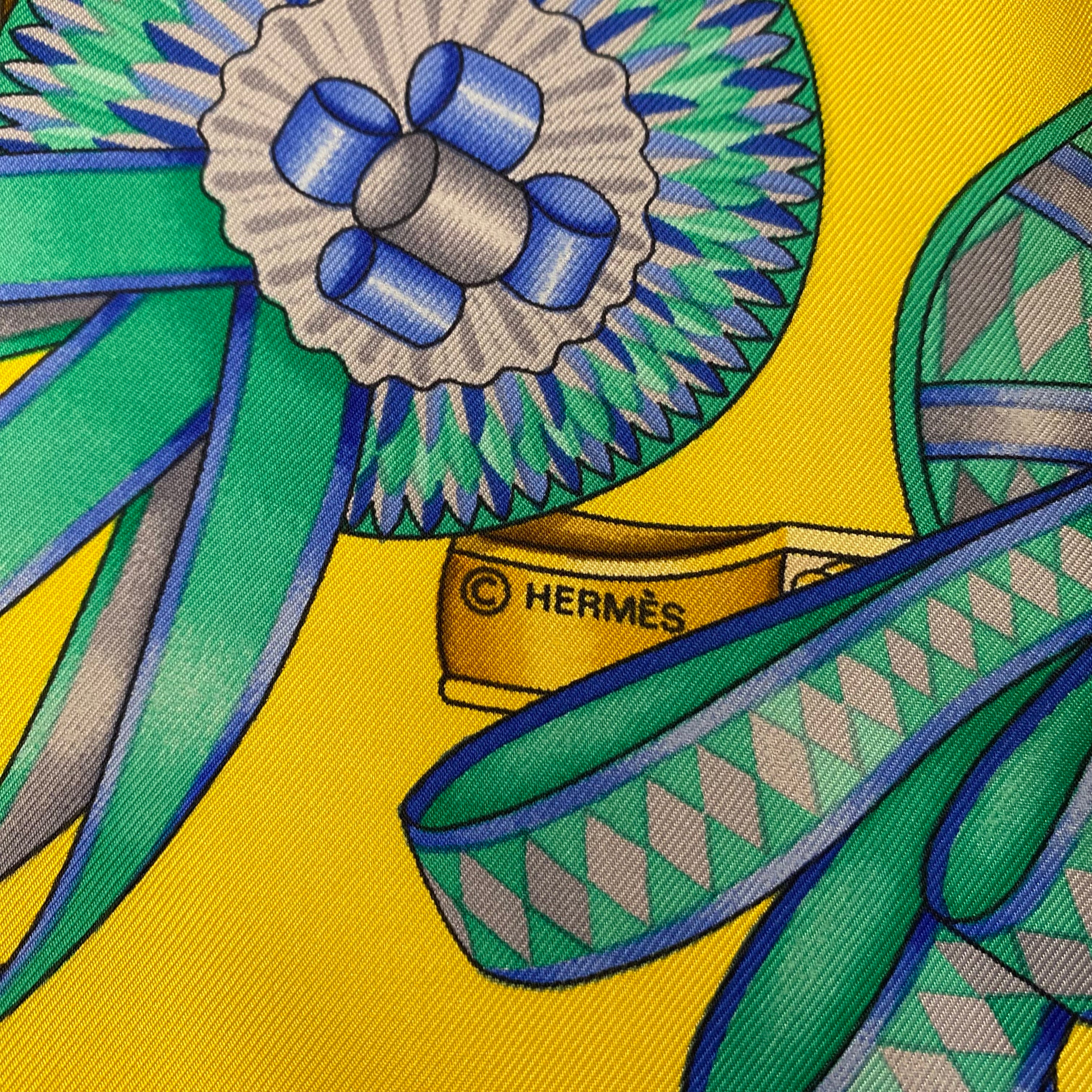 Hermès Les Rubans du Cheval Silk Scarf