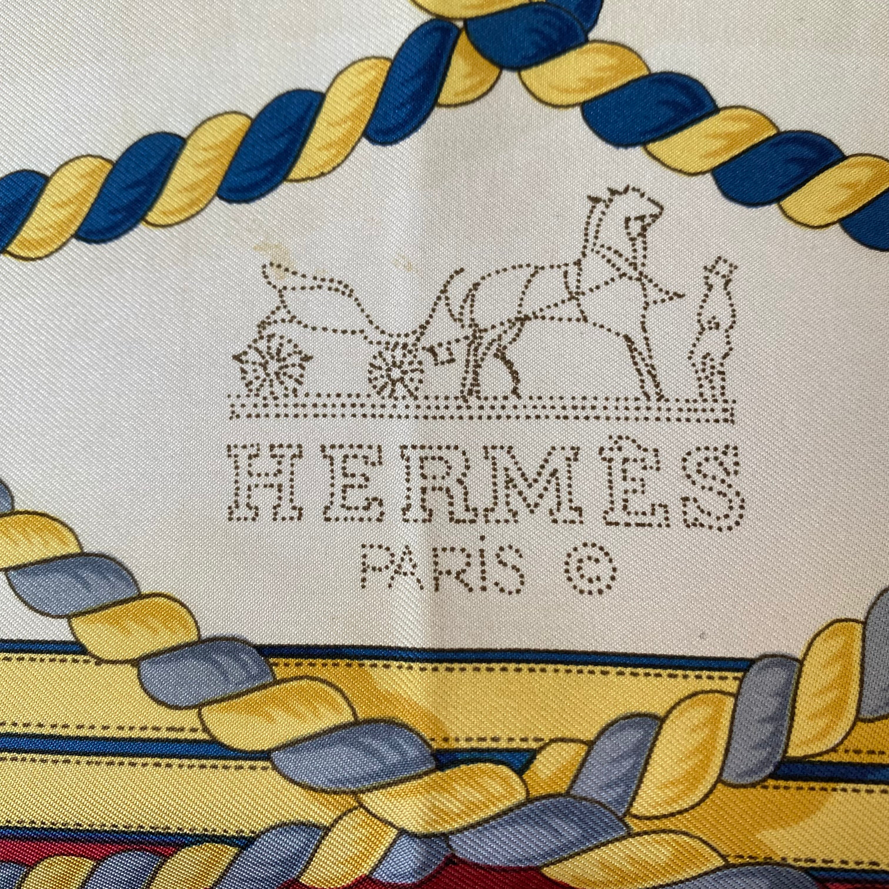 Hermès Grande Tenue Silk Scarf