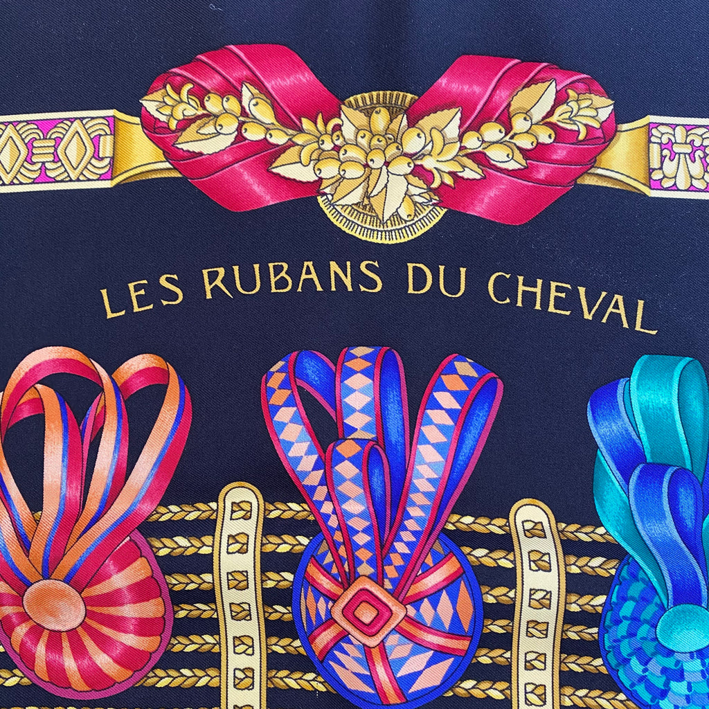 Hermès Les Rubans du Cheval Silk Scarf