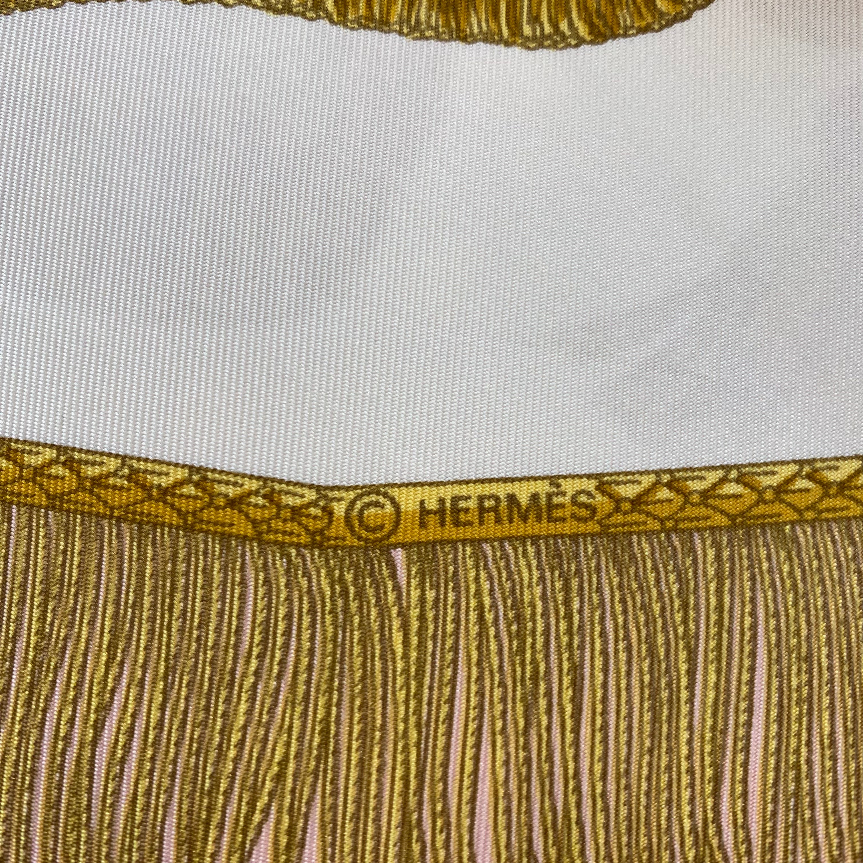 Hermès Poste et Cavalerie Silk Scarf