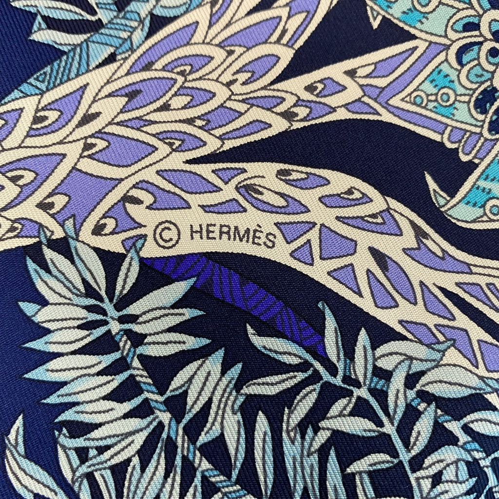 Brand New Boxed Hermès Maîtres la Forêt Silk Scarf Rare