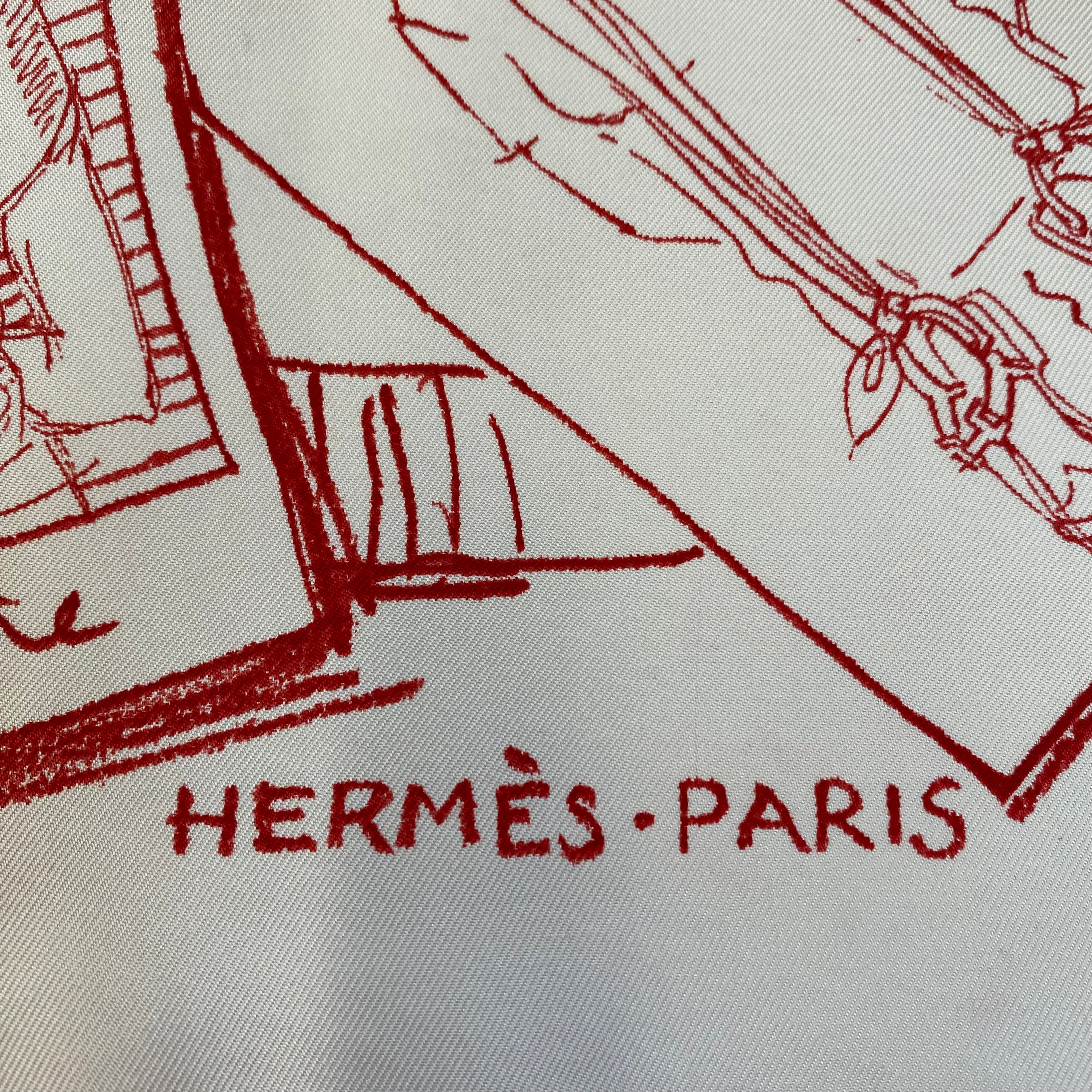 Hermès 70 Instructions su L’art de Nouser et Porter Votre Carre Silk Scarf
