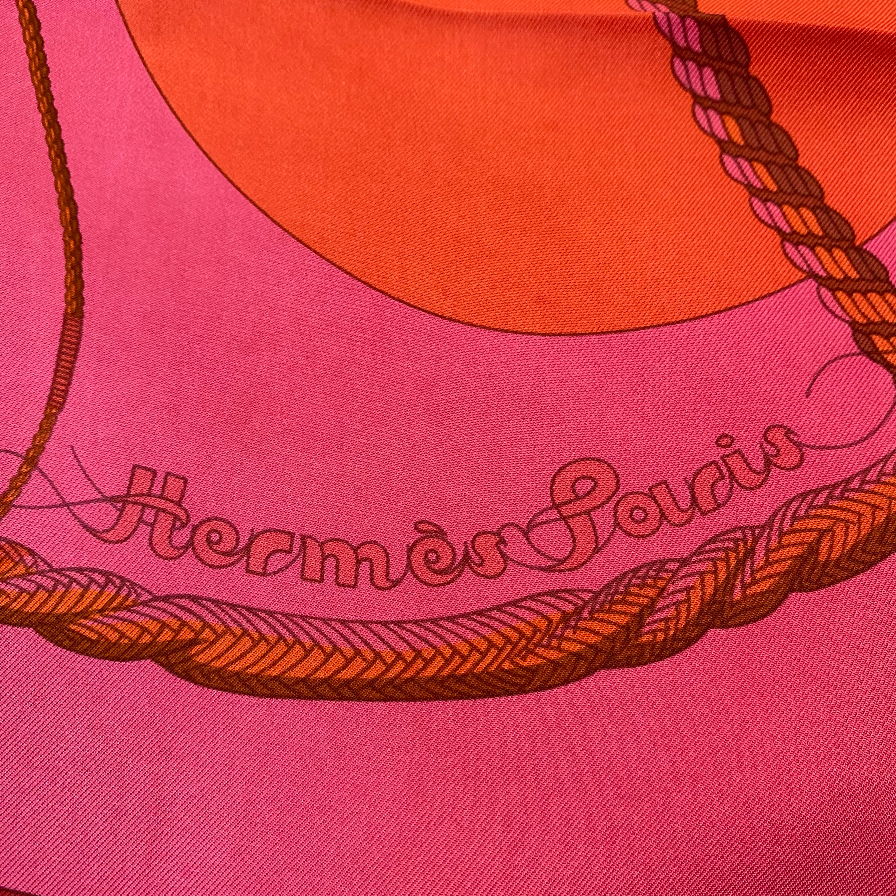Hermès Clic Clouc Surteint Silk Scarf