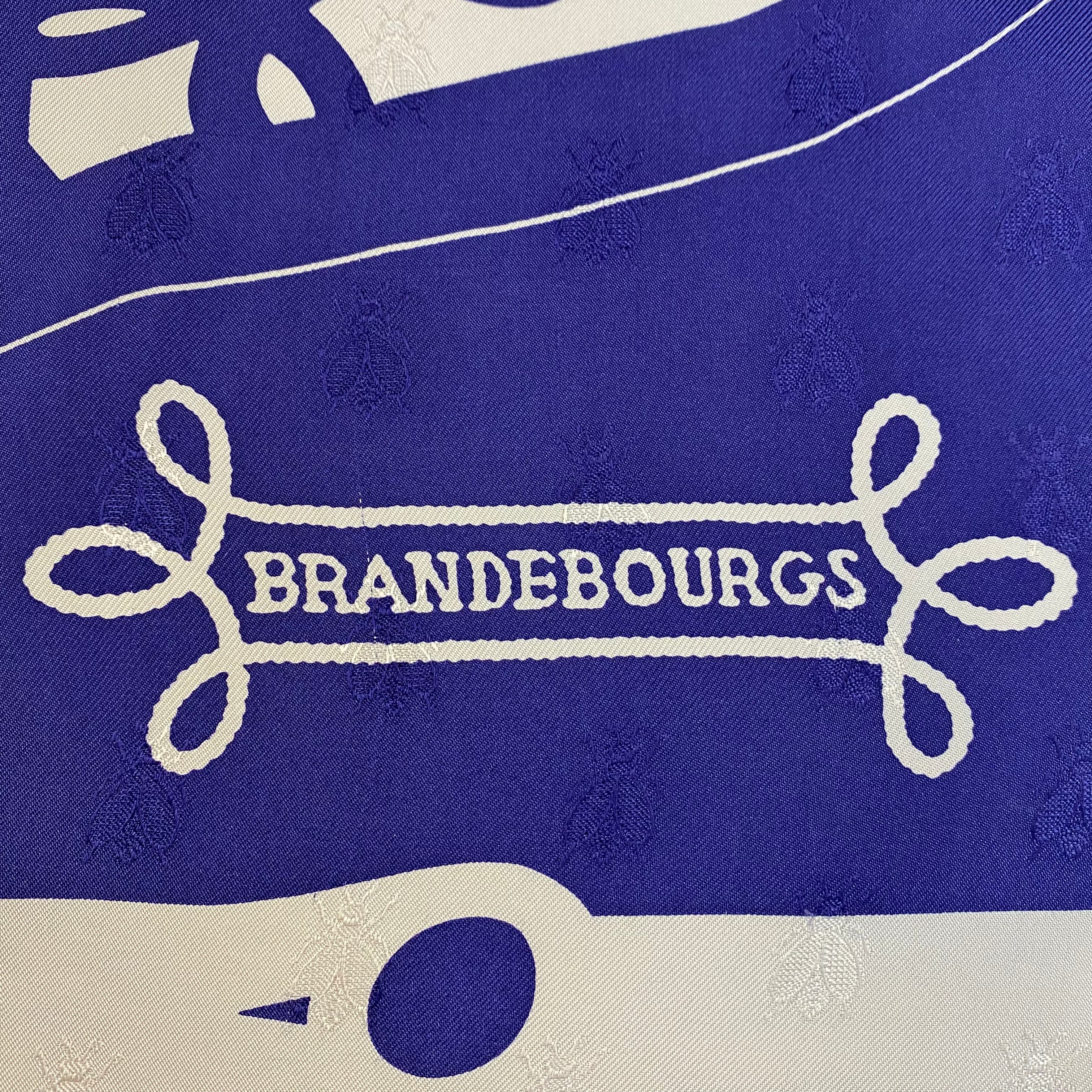 Hermès Brandebourgs Silk Scarf