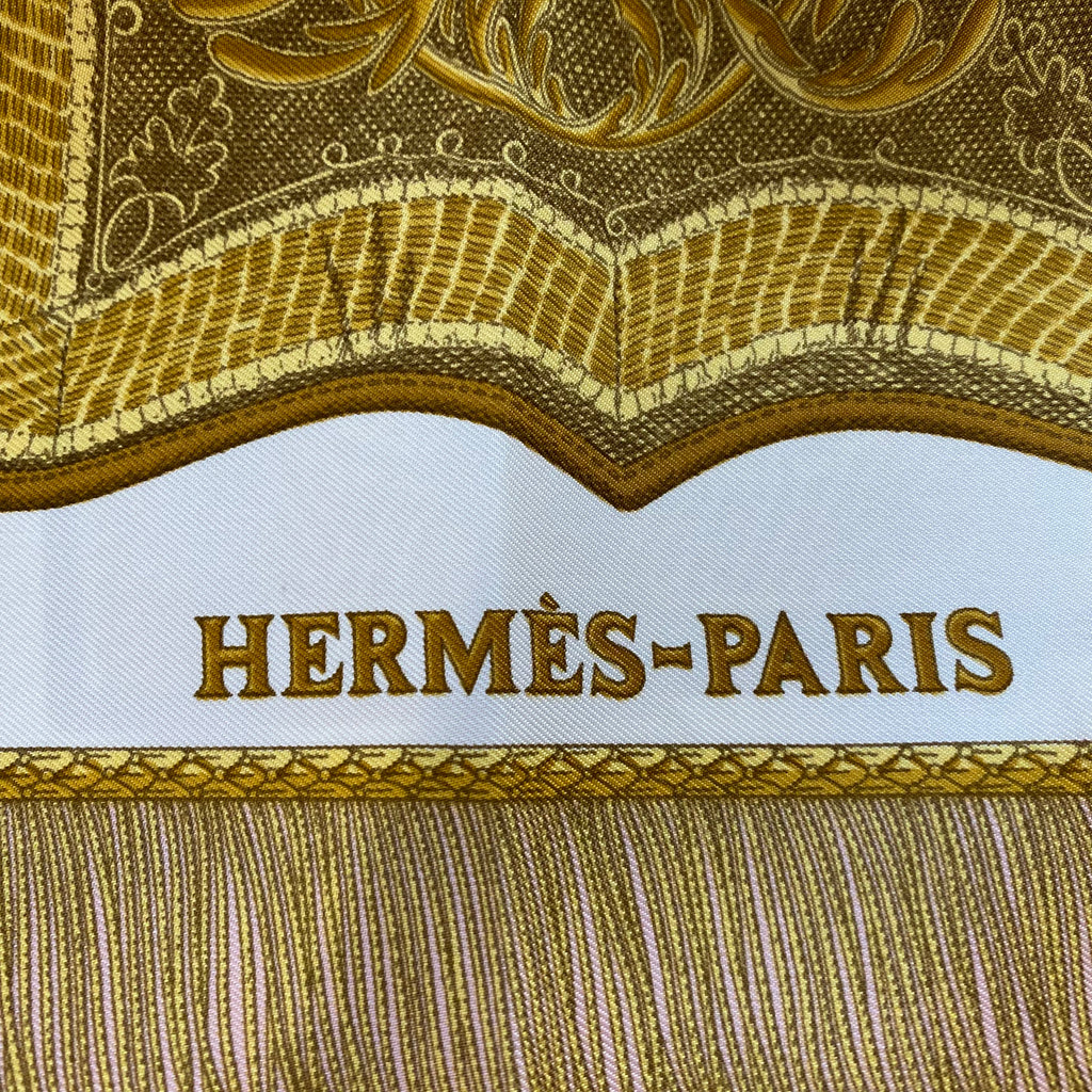 Hermès Poste et Cavalerie Silk Scarf