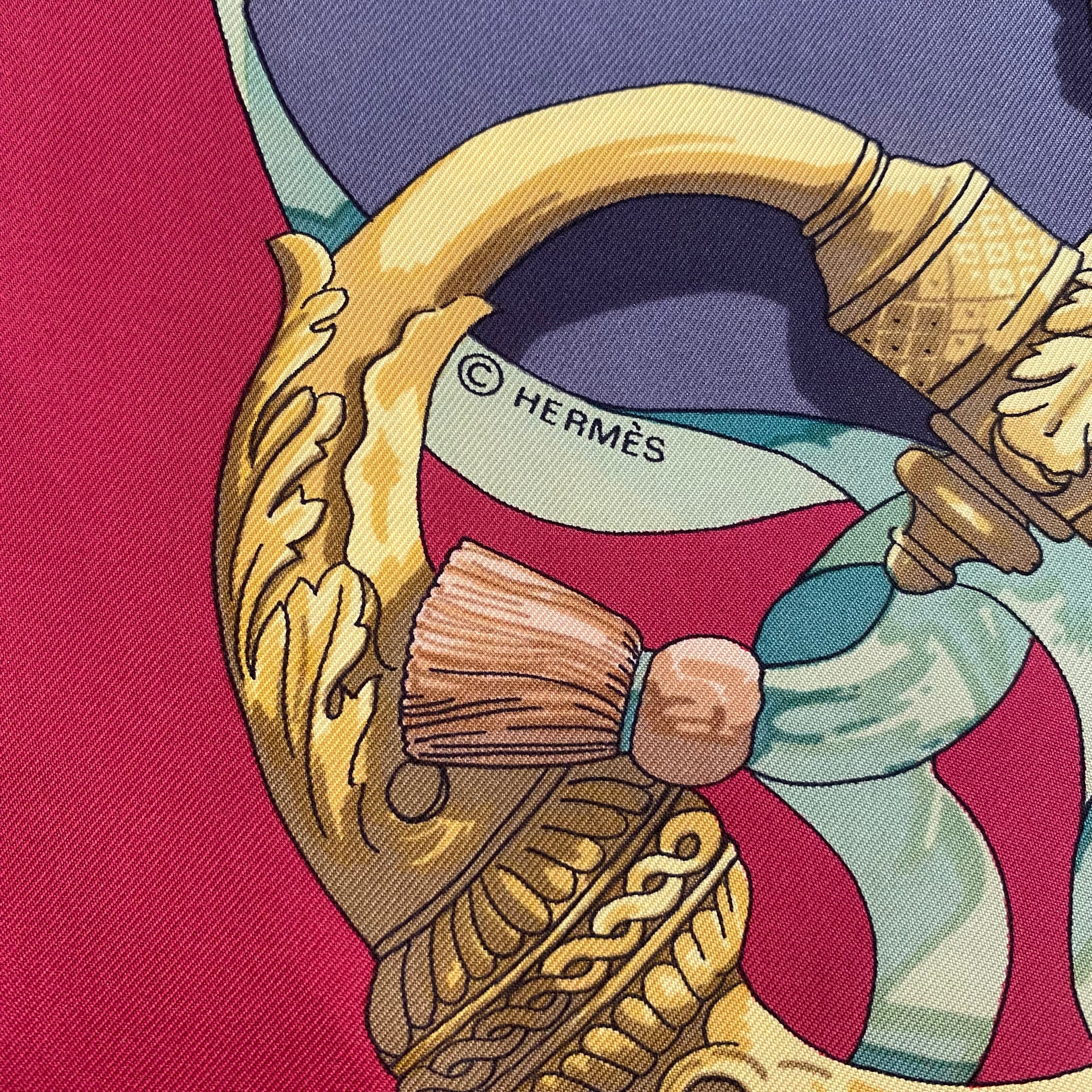 Hermès Ferronnerie Silk Scarf