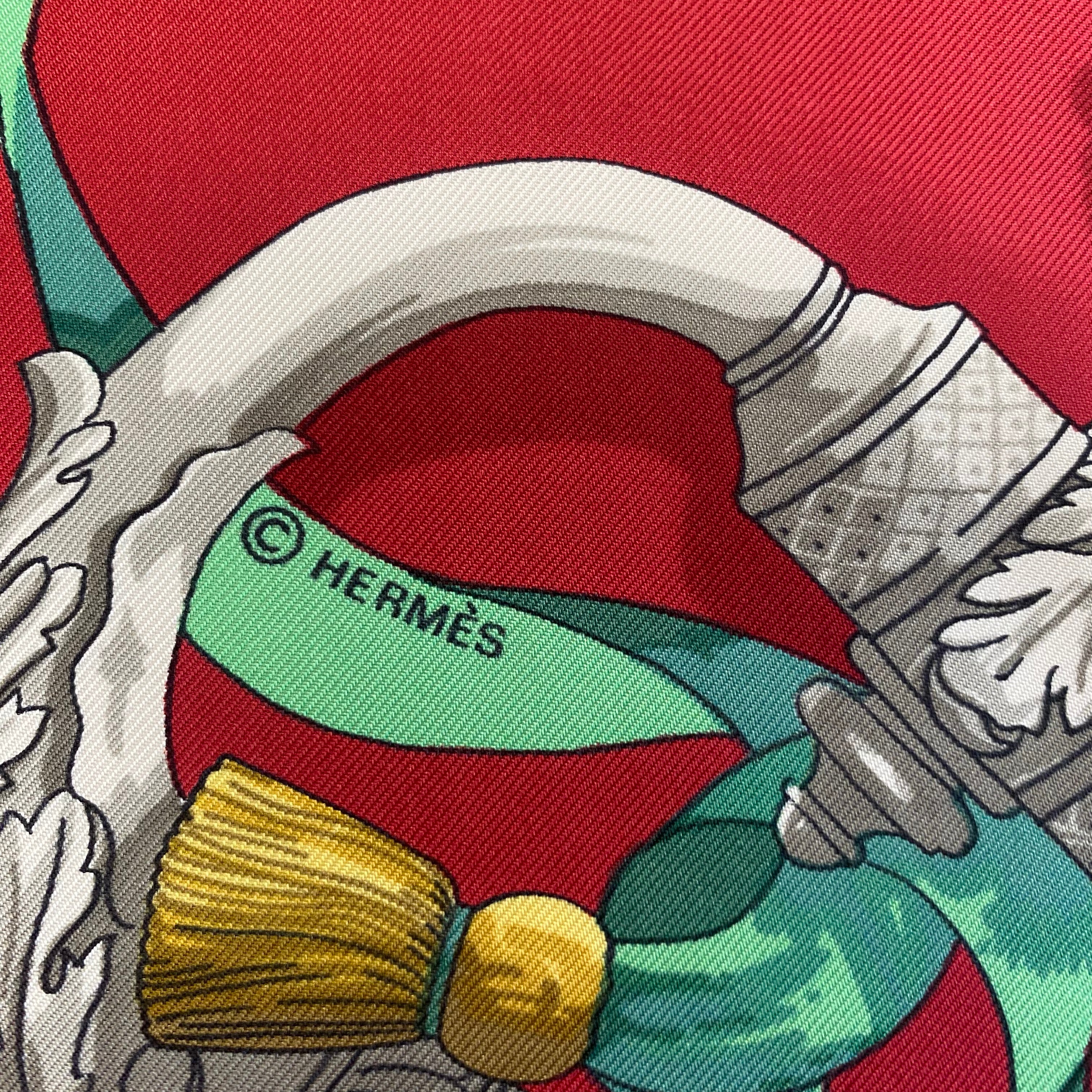 Hermès Ferronnerie Silk Scarf