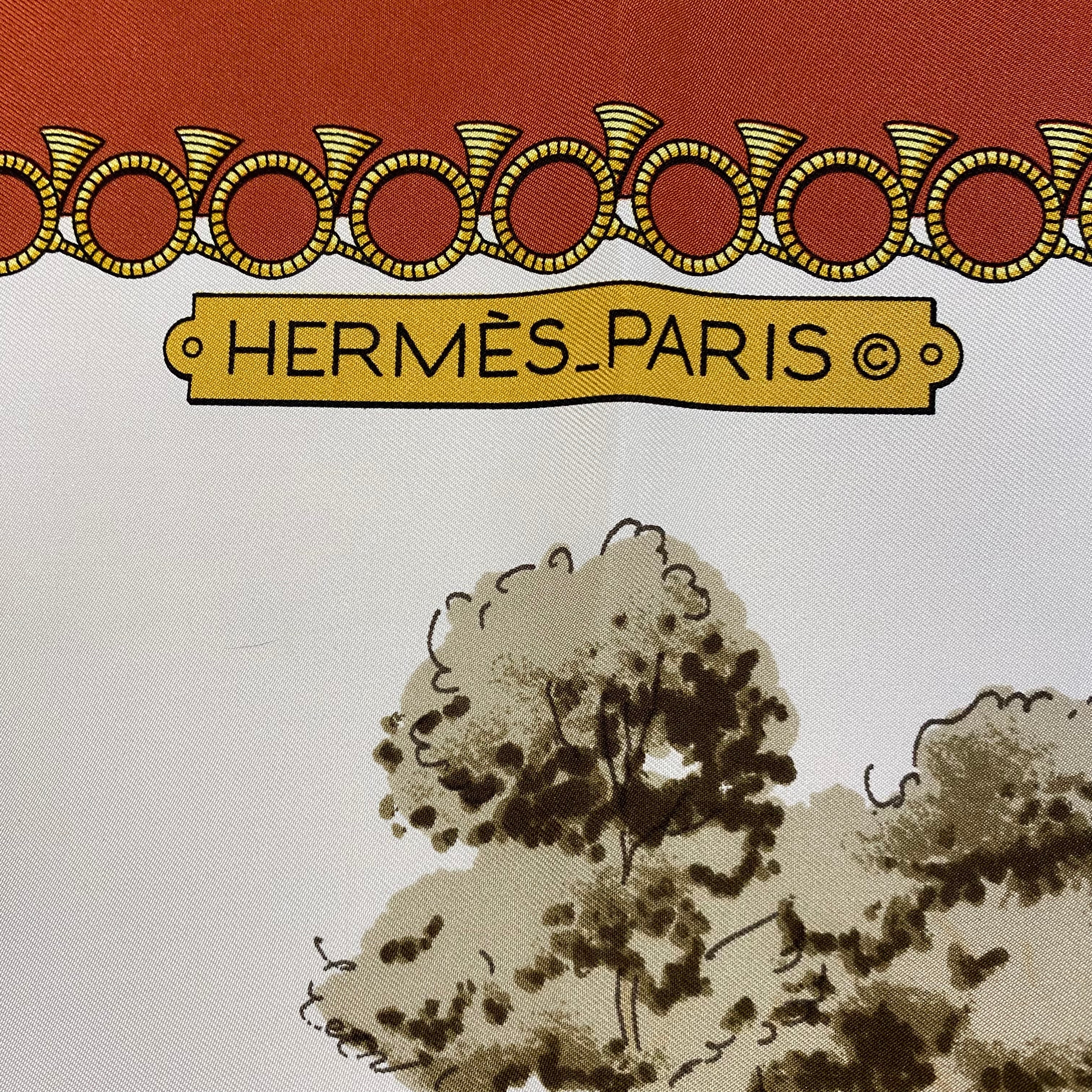 Hermès Livrée Impériale Silk Scarf Rare
