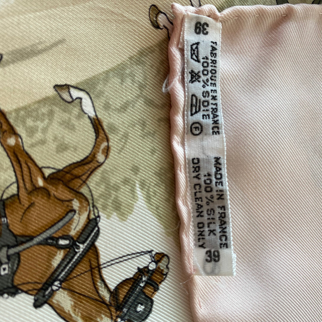 Hermès La Promenade de Longchamps Silk Scarf