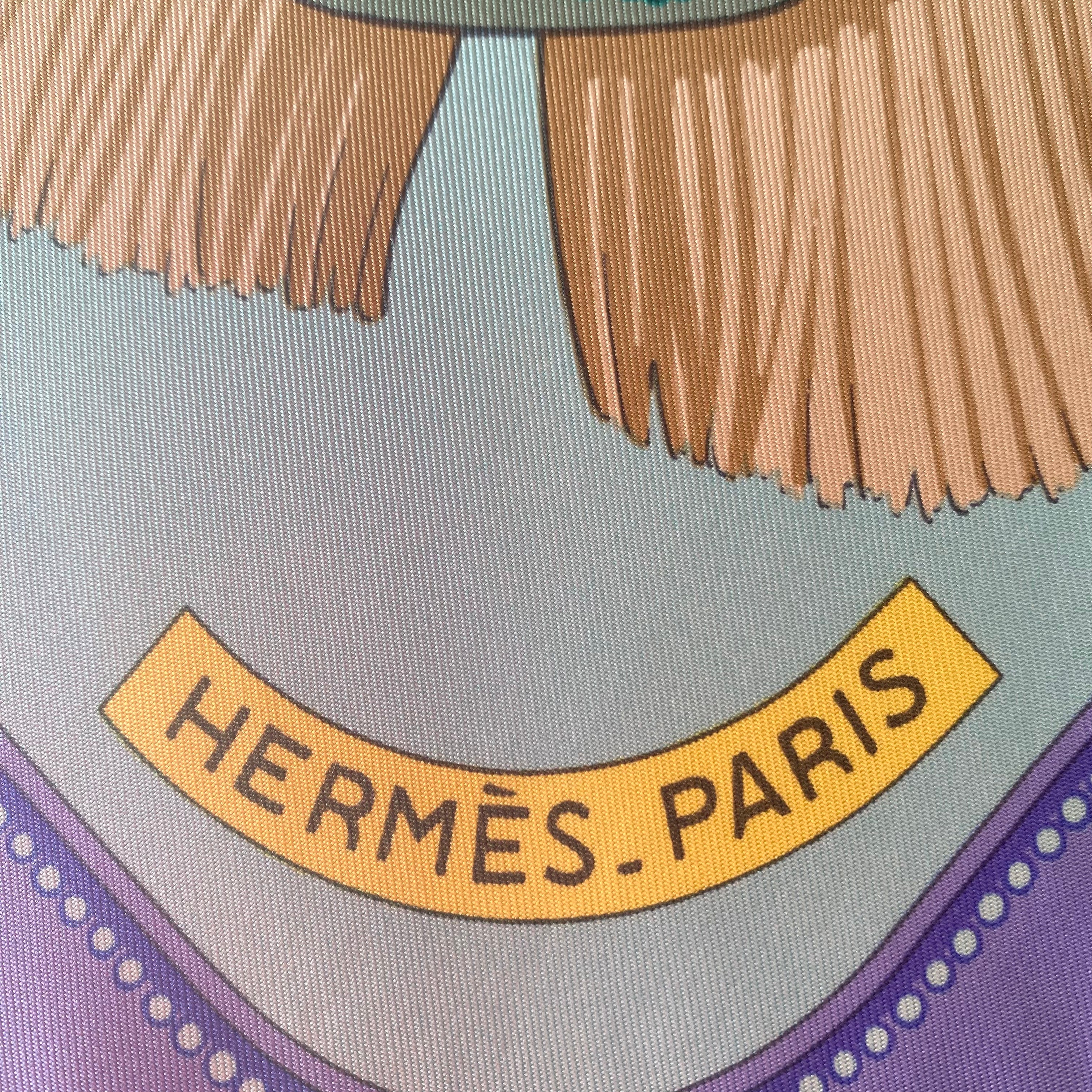 Hermès Tsubas Silk Scarf