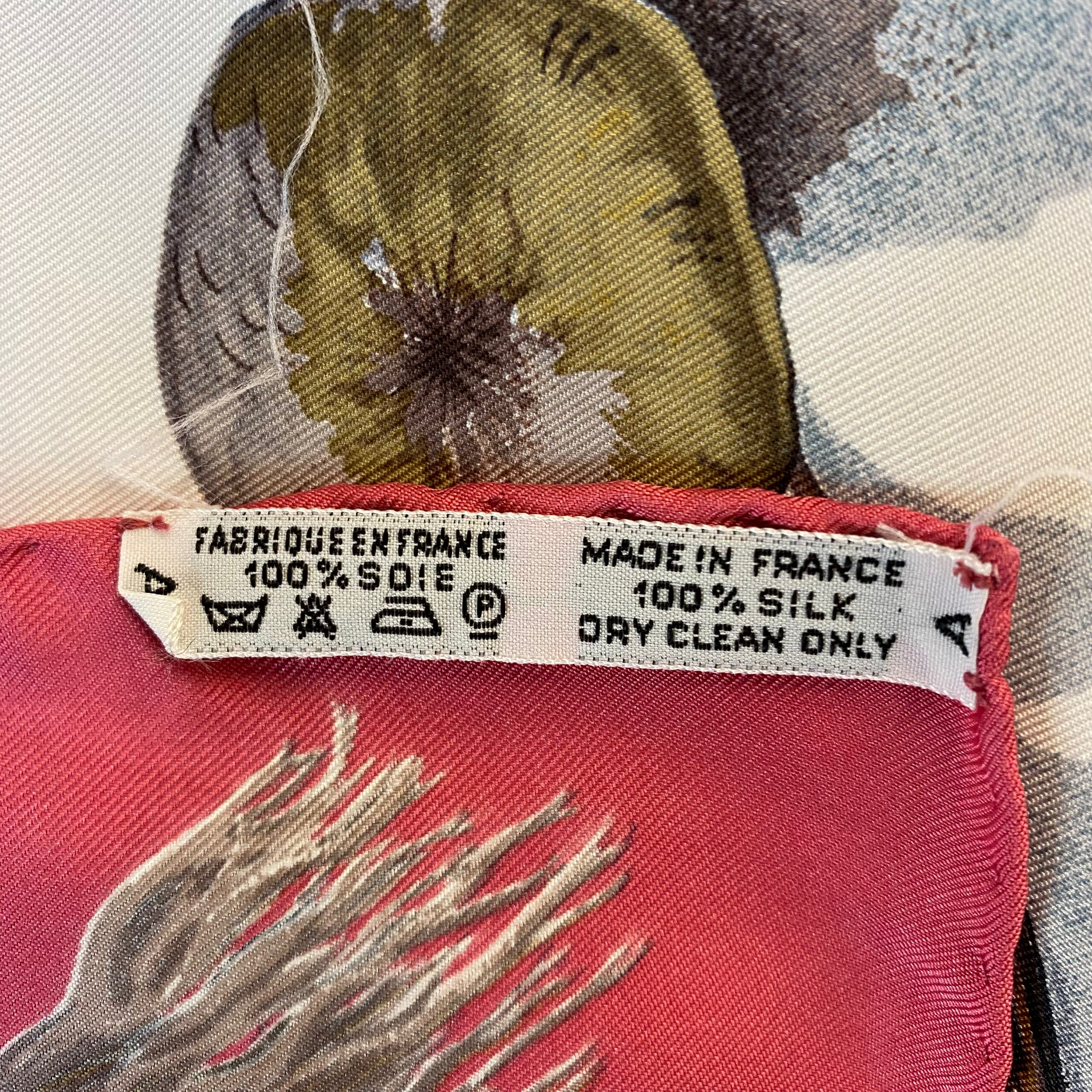Hermès Les Champignons II Silk Scarf