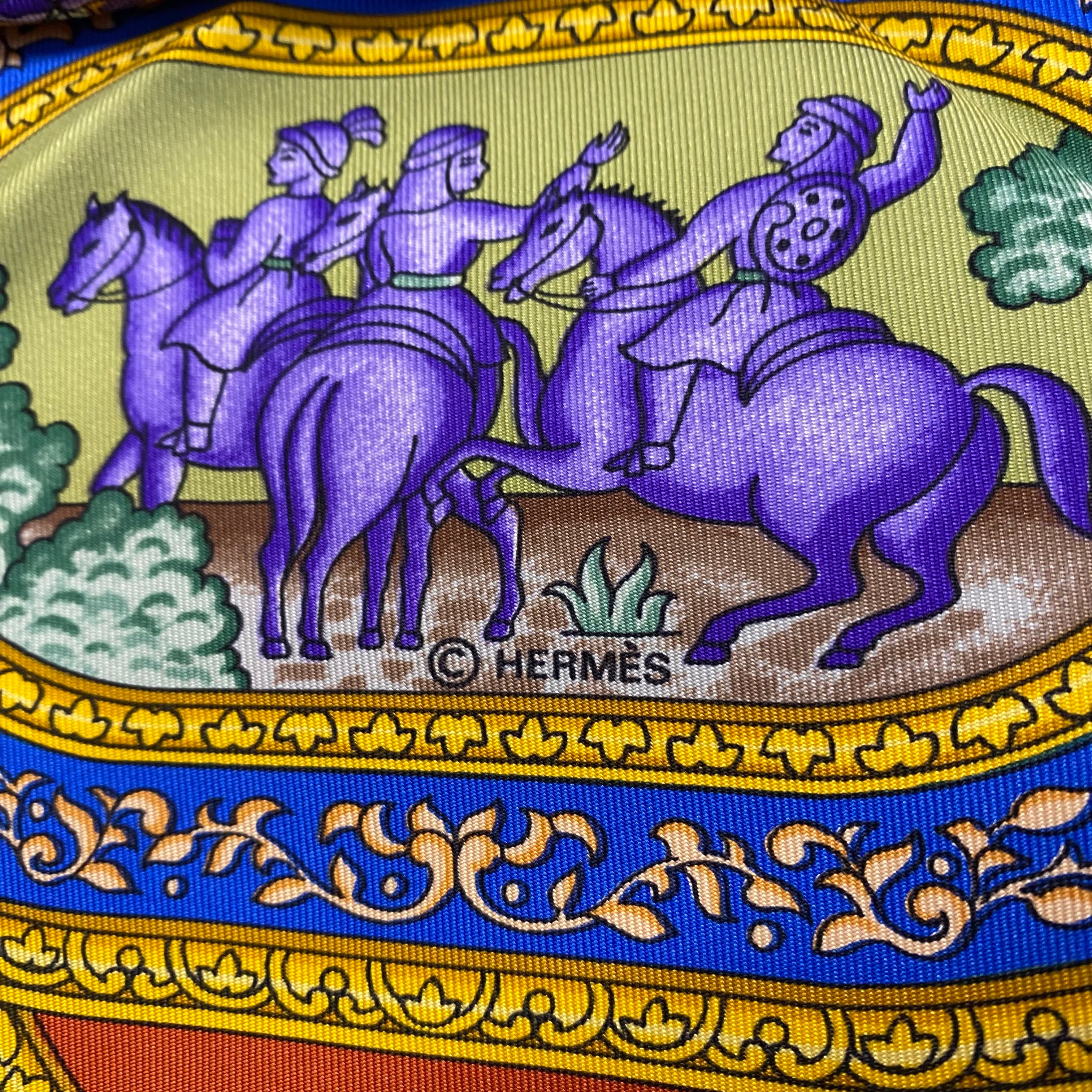 Hermès Qalamdan Silk Scarf