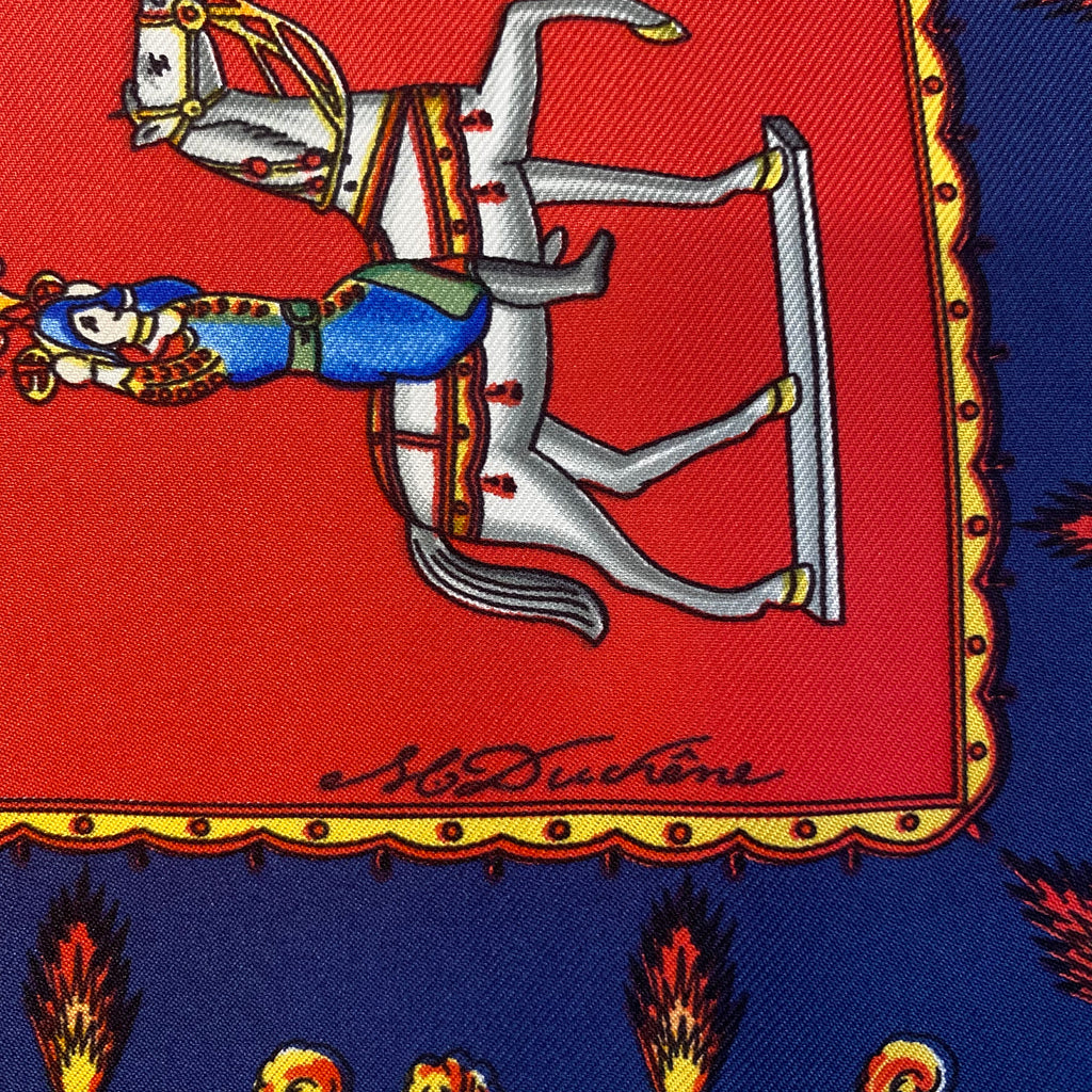 Hermès Les Artificiers Silk Scarf