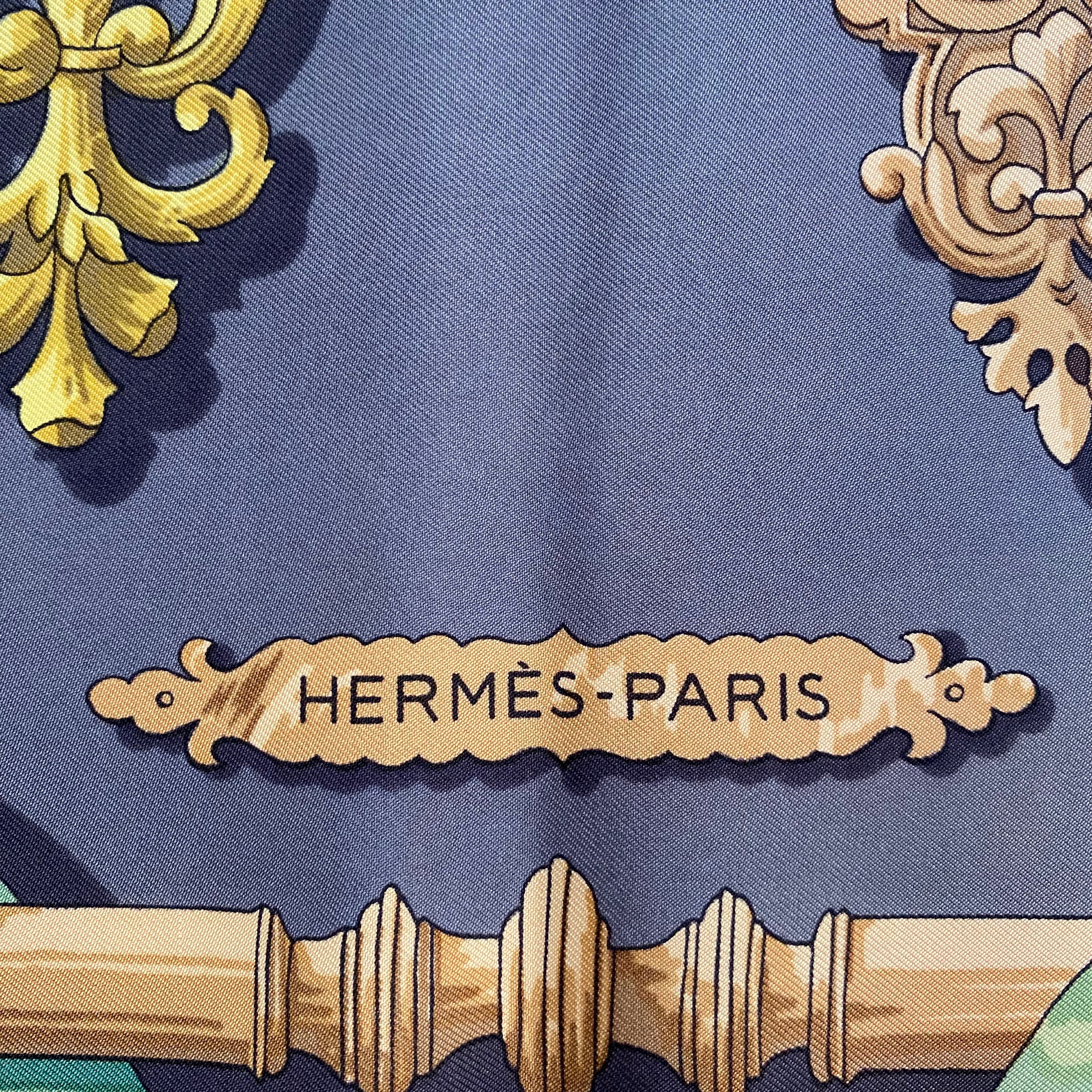 Hermès Ferronnerie Silk Scarf