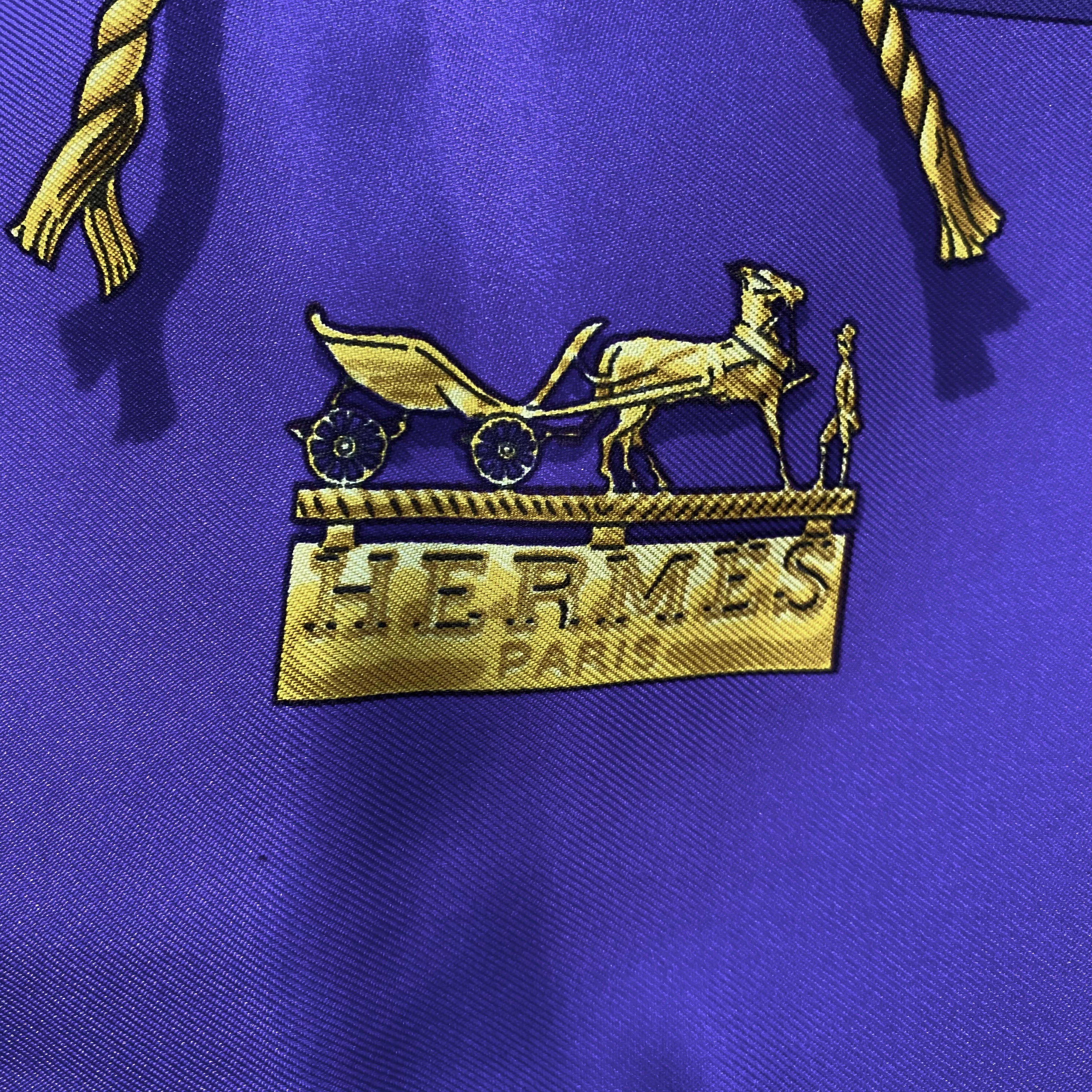 Hermès Clips Silk Scarf