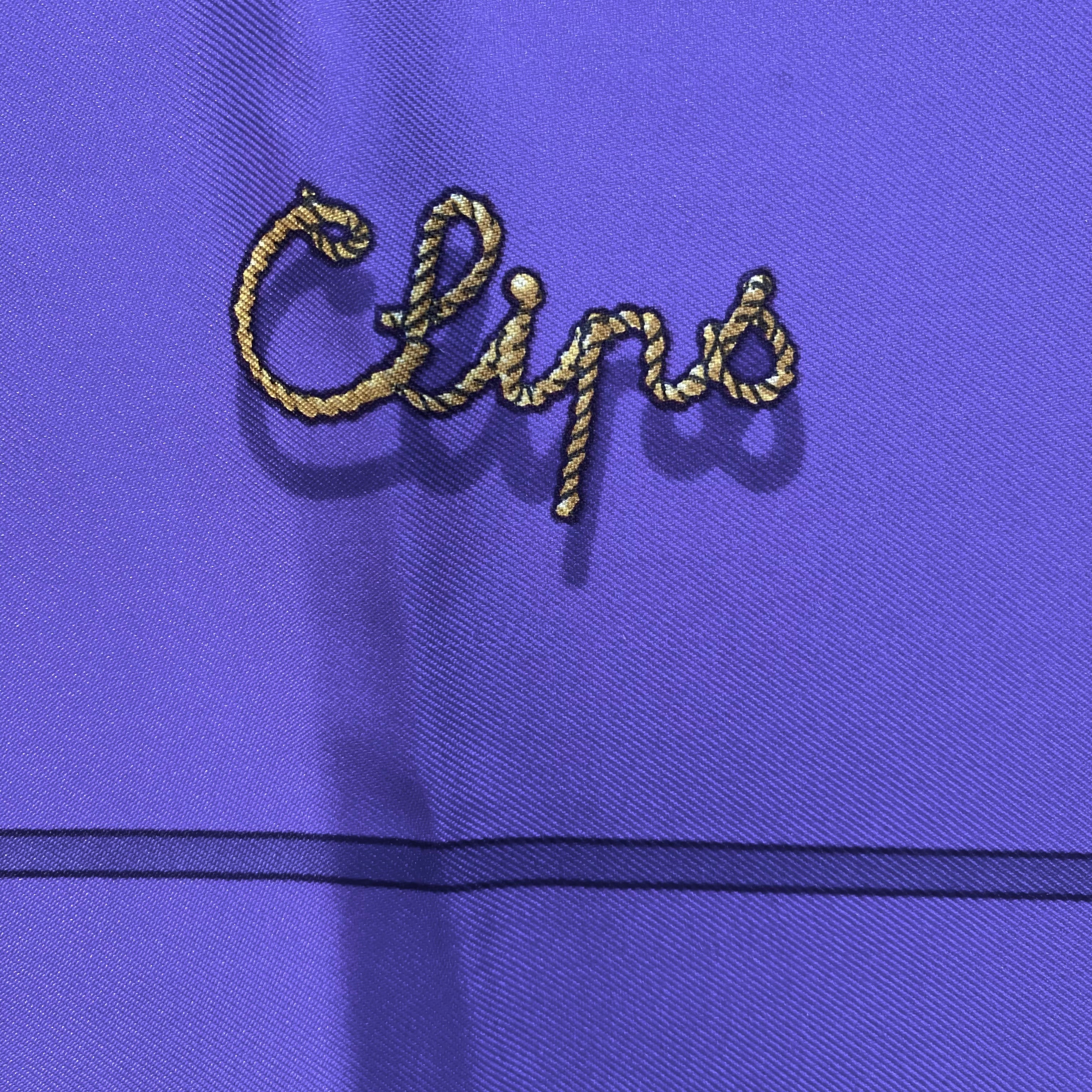 Hermès Clips Silk Scarf