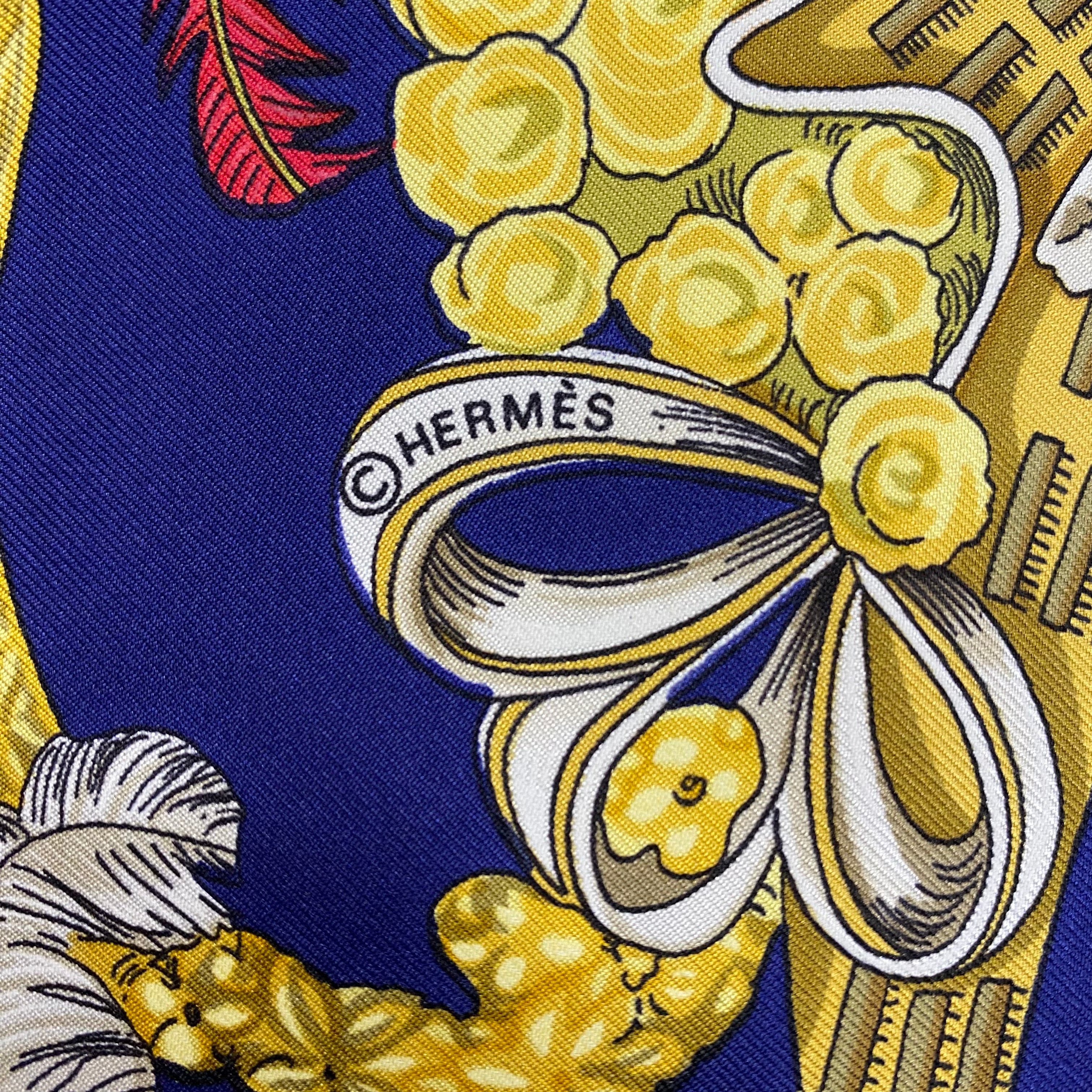 Hermès Chapeau Silk Scarf
