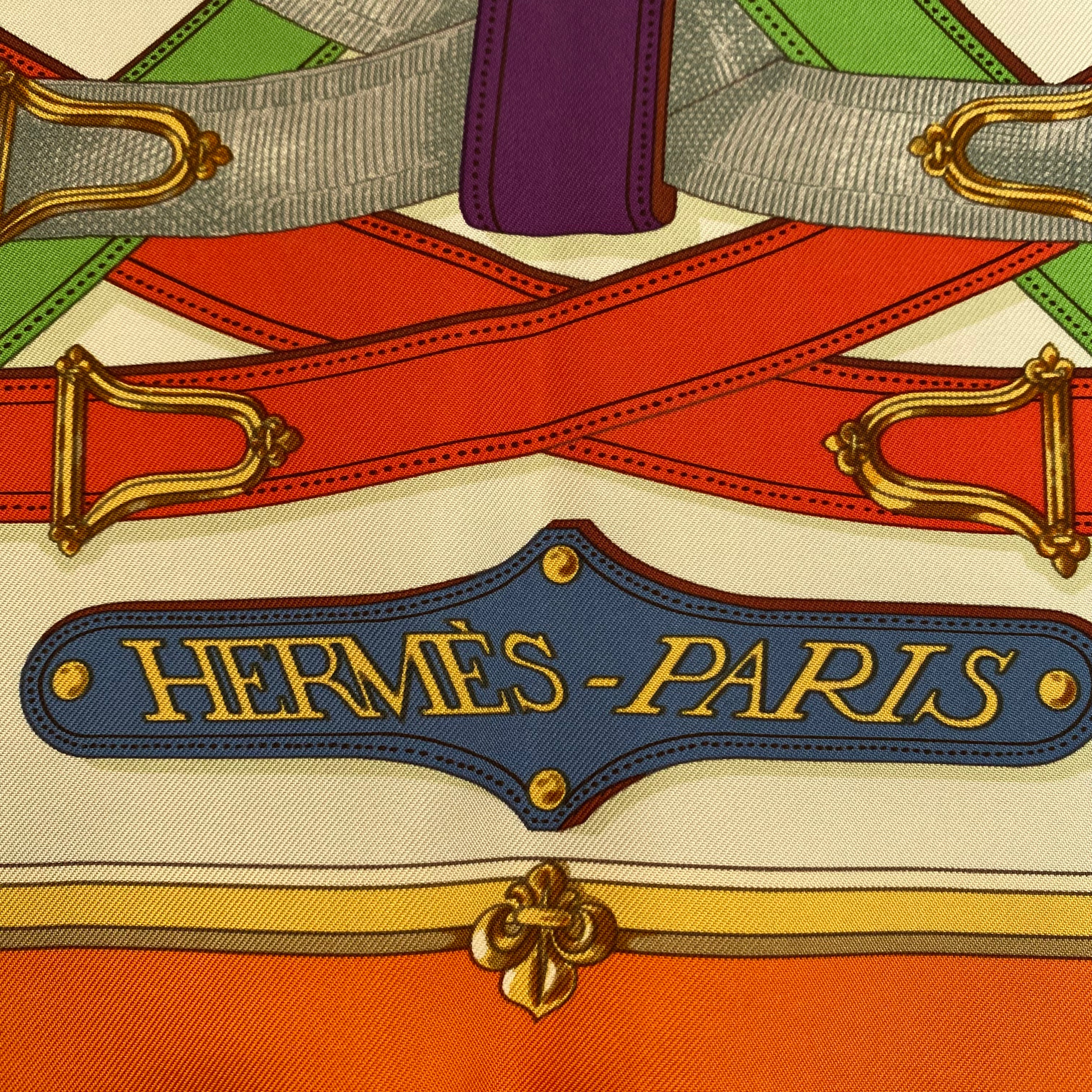Hermès Cavalcadour Silk Scarf