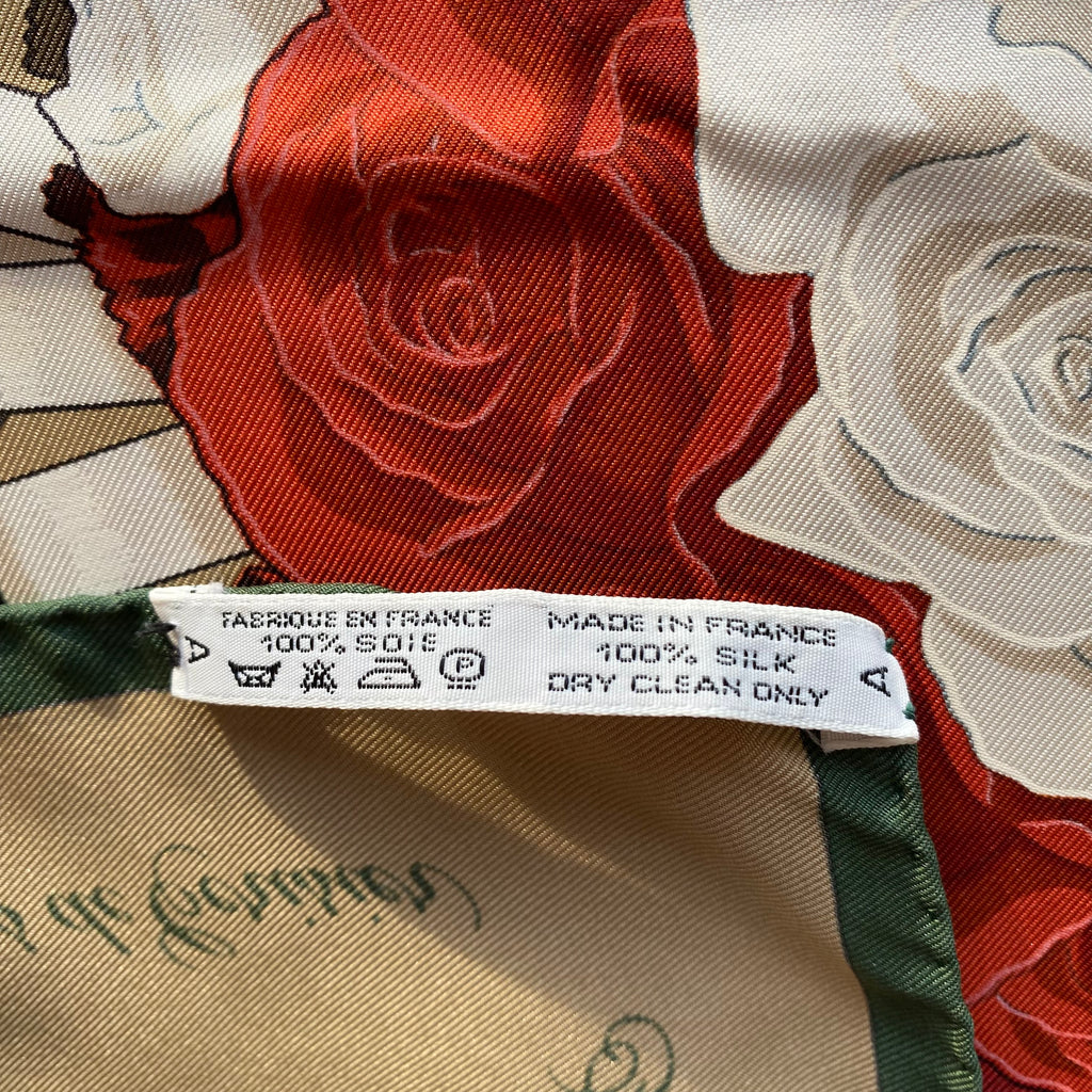 Hermès Fleurs de L’Opéra Silk Scarf