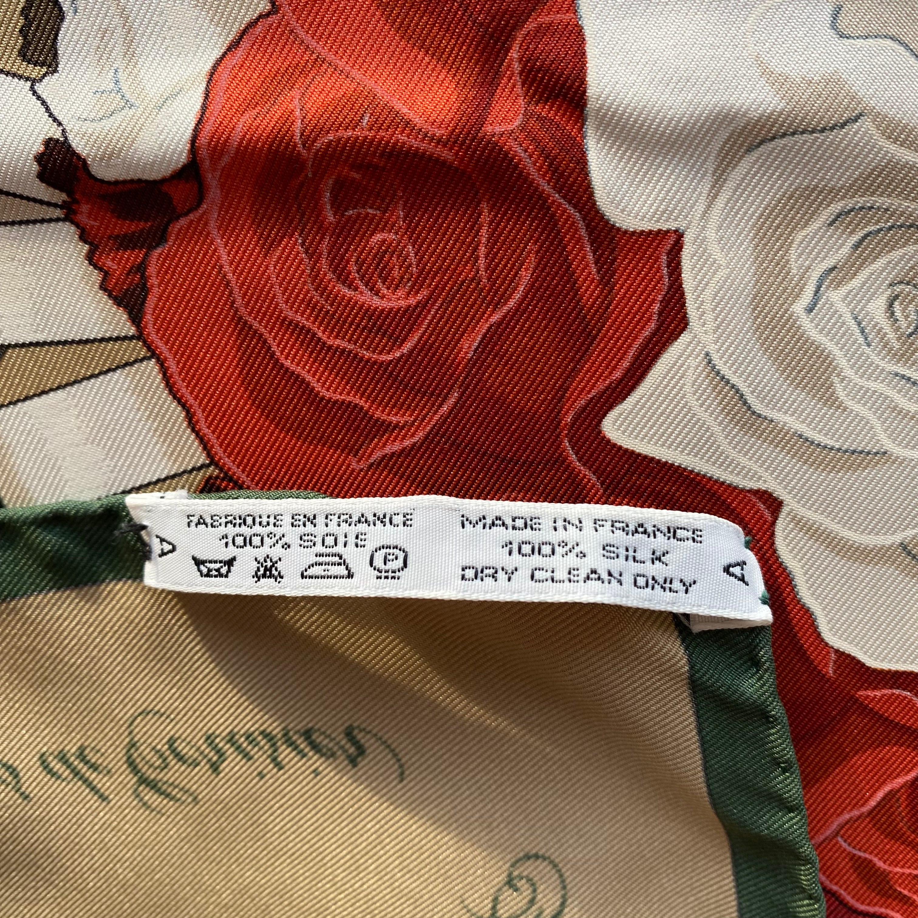 Hermès Fleurs de L’Opéra Silk Scarf