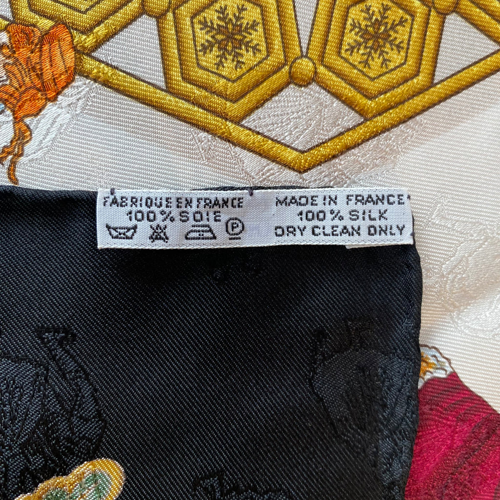 Hermès Joies D’Hiver Silk Scarf Rare