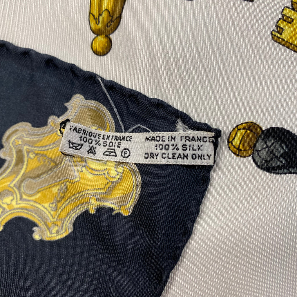 Hermès Les Clefs Silk Scarf