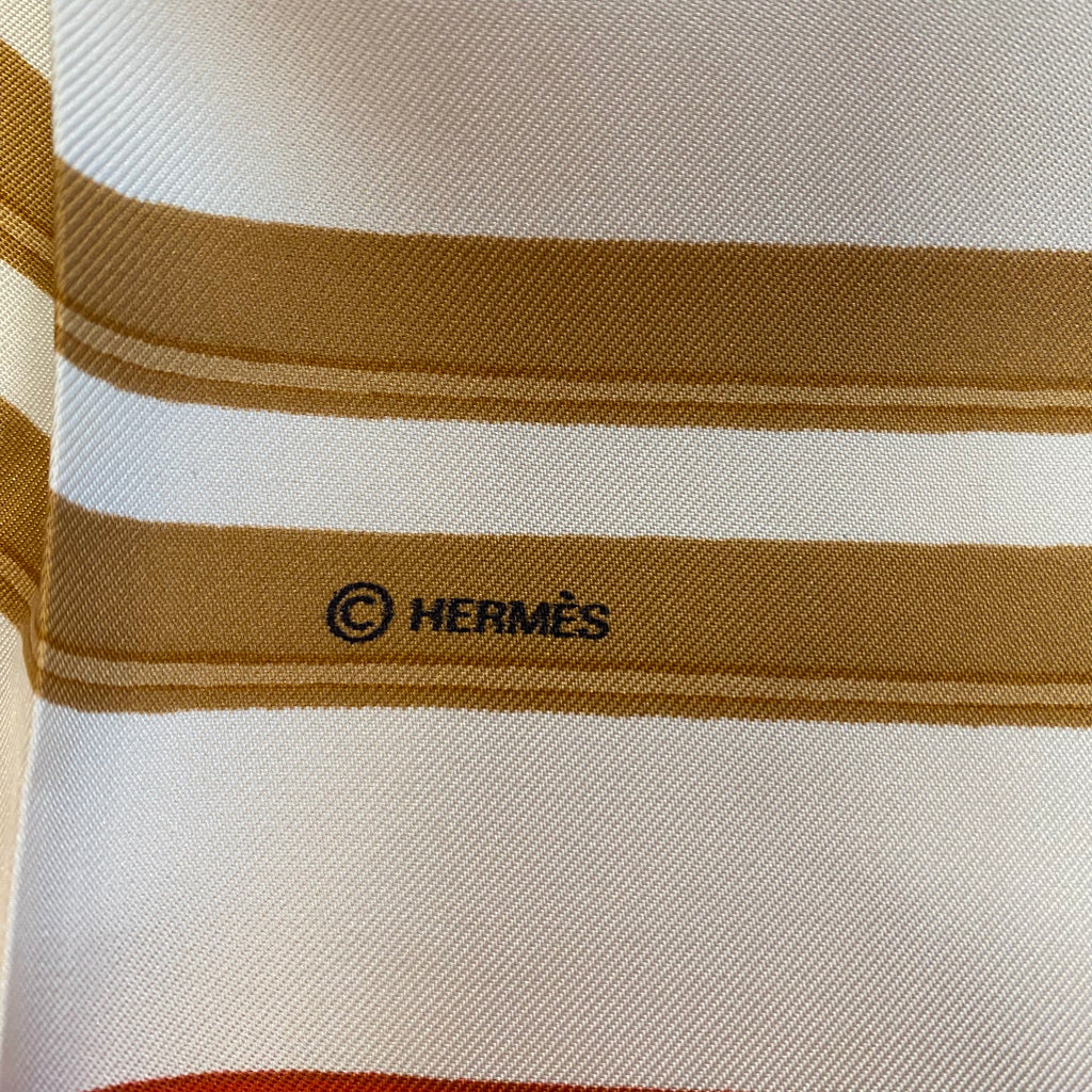 Immaculate Hermès Brides de Gala Silk Scarf