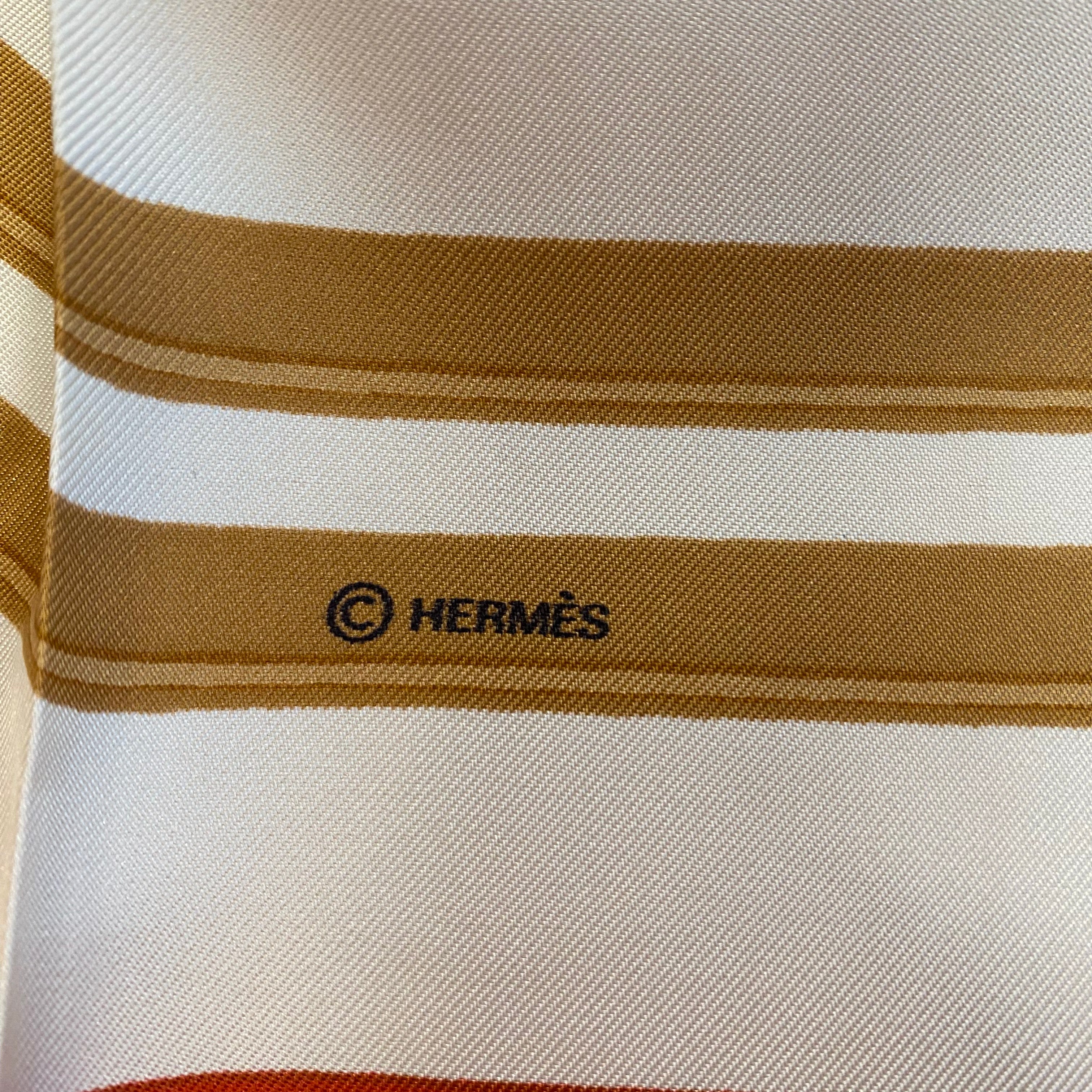 Immaculate Hermès Brides de Gala Silk Scarf