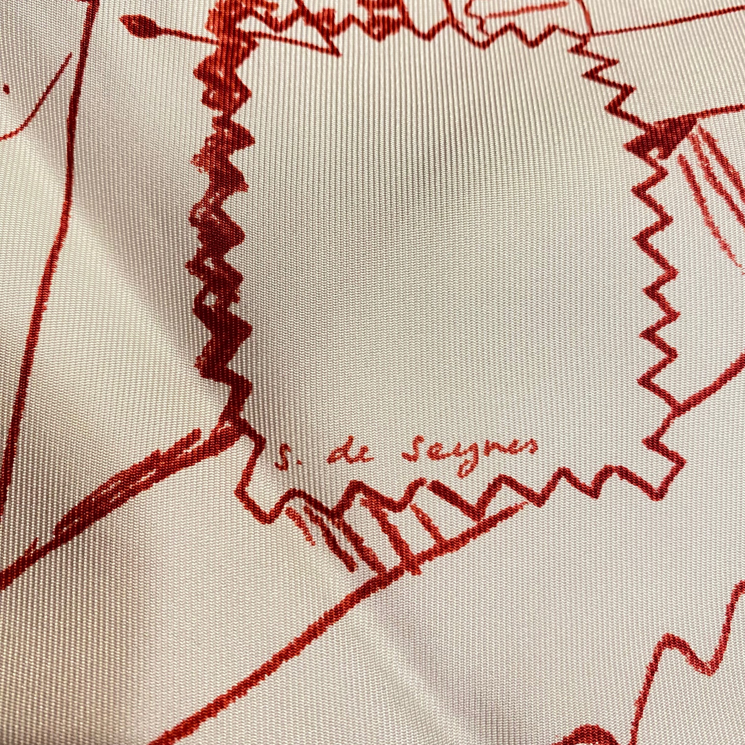 Hermès 70 Instructions su L’art Silk Scarf