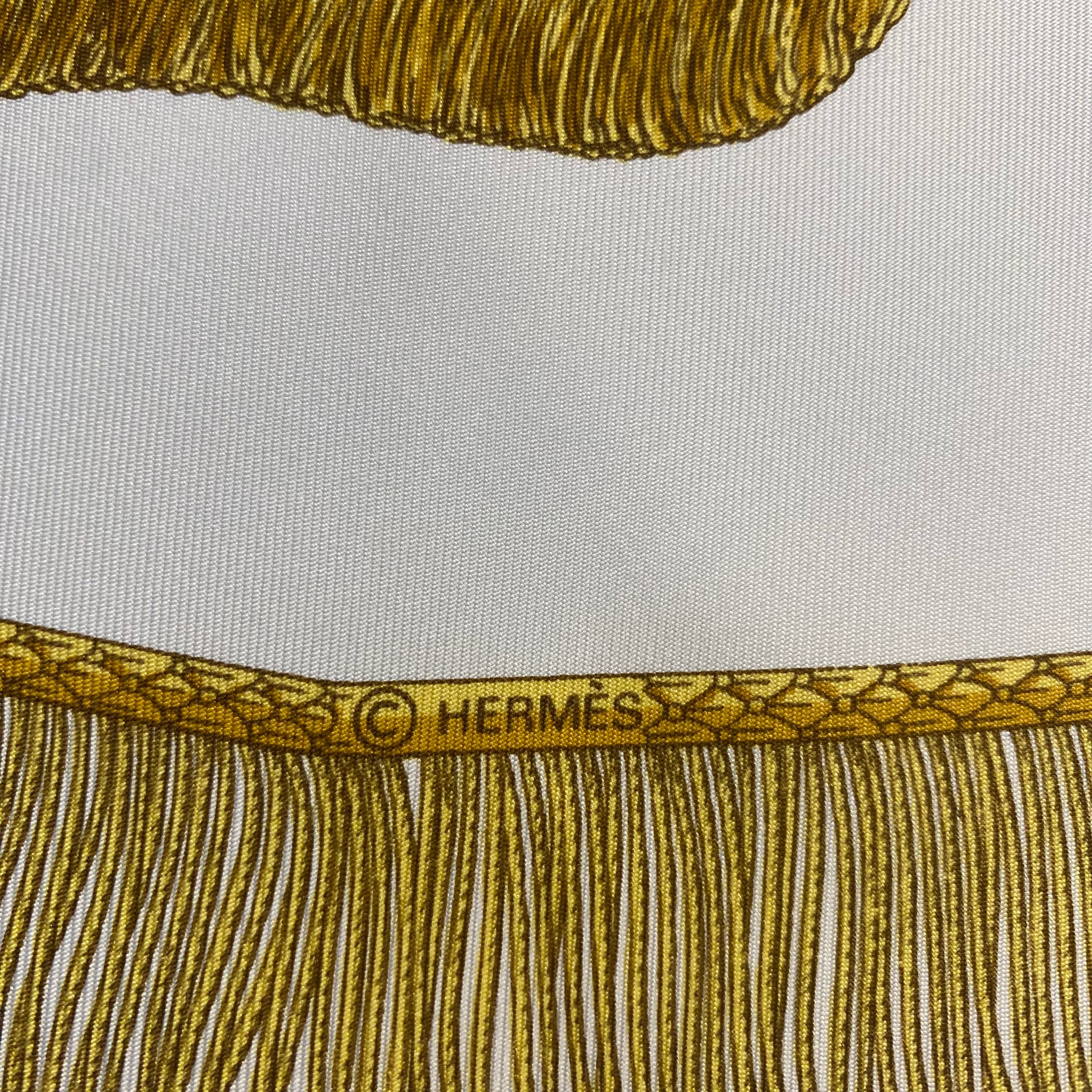 Hermès Poste et Cavalerie Silk Scarf