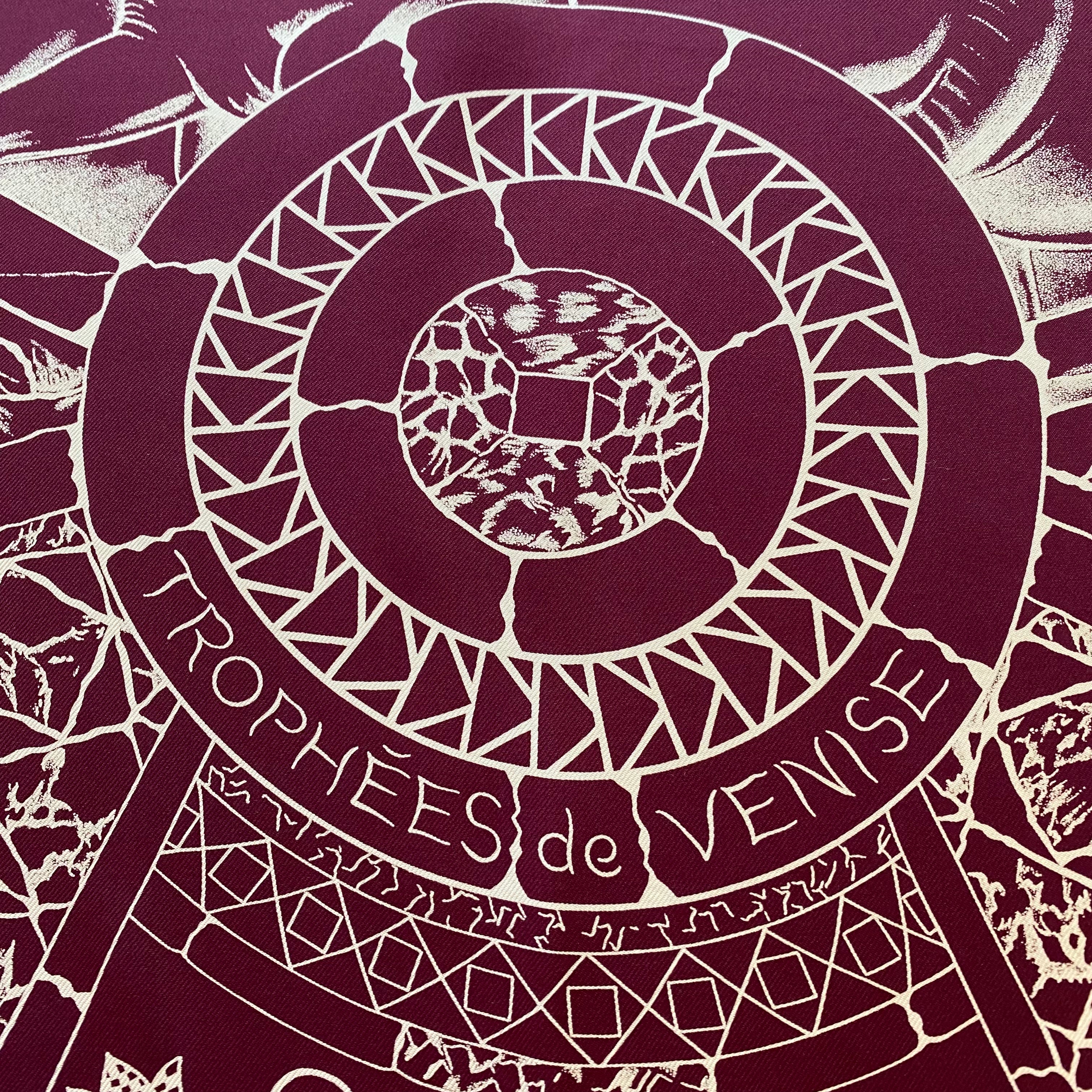 Hermès Trophées de Venise Silk Scarf