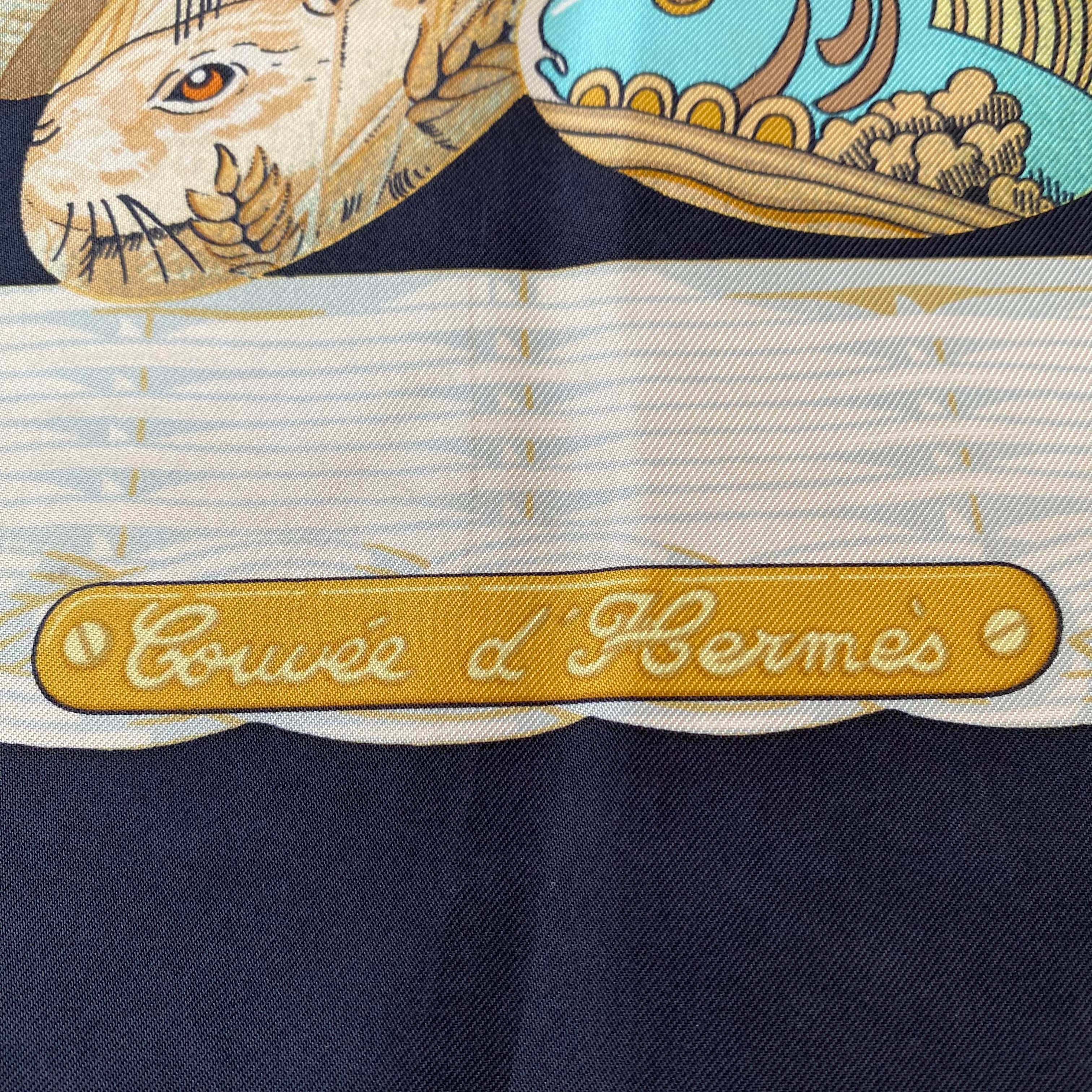 Hermès Couvée D’ Hermès Silk Scarf