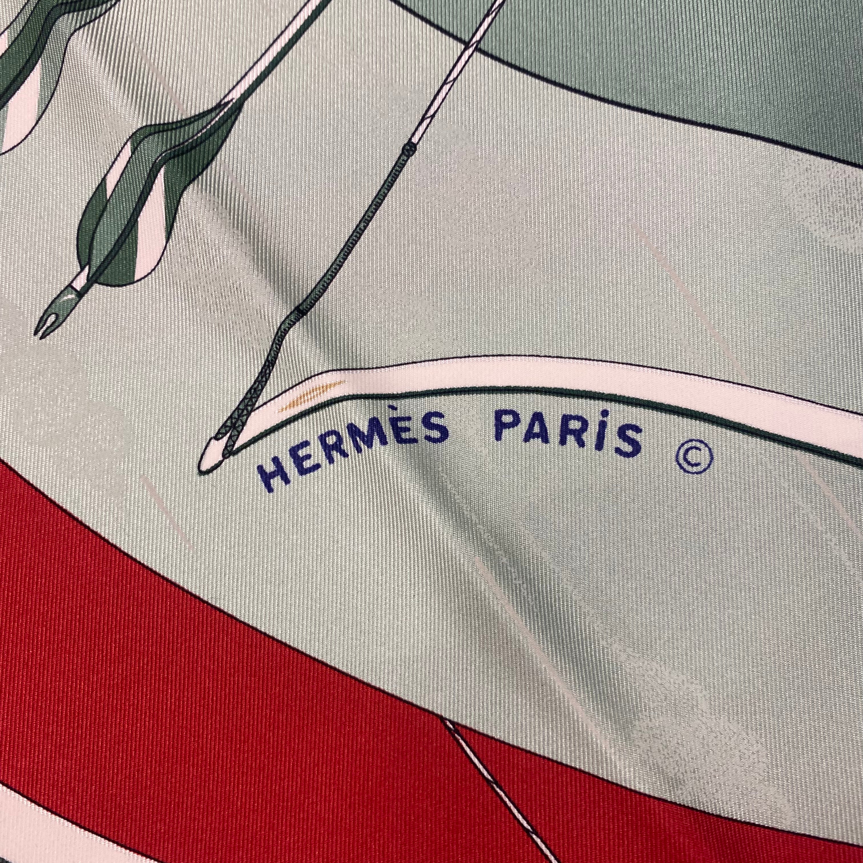 Pristine Hermès Arcs en Ciel Silk Scarf Rare