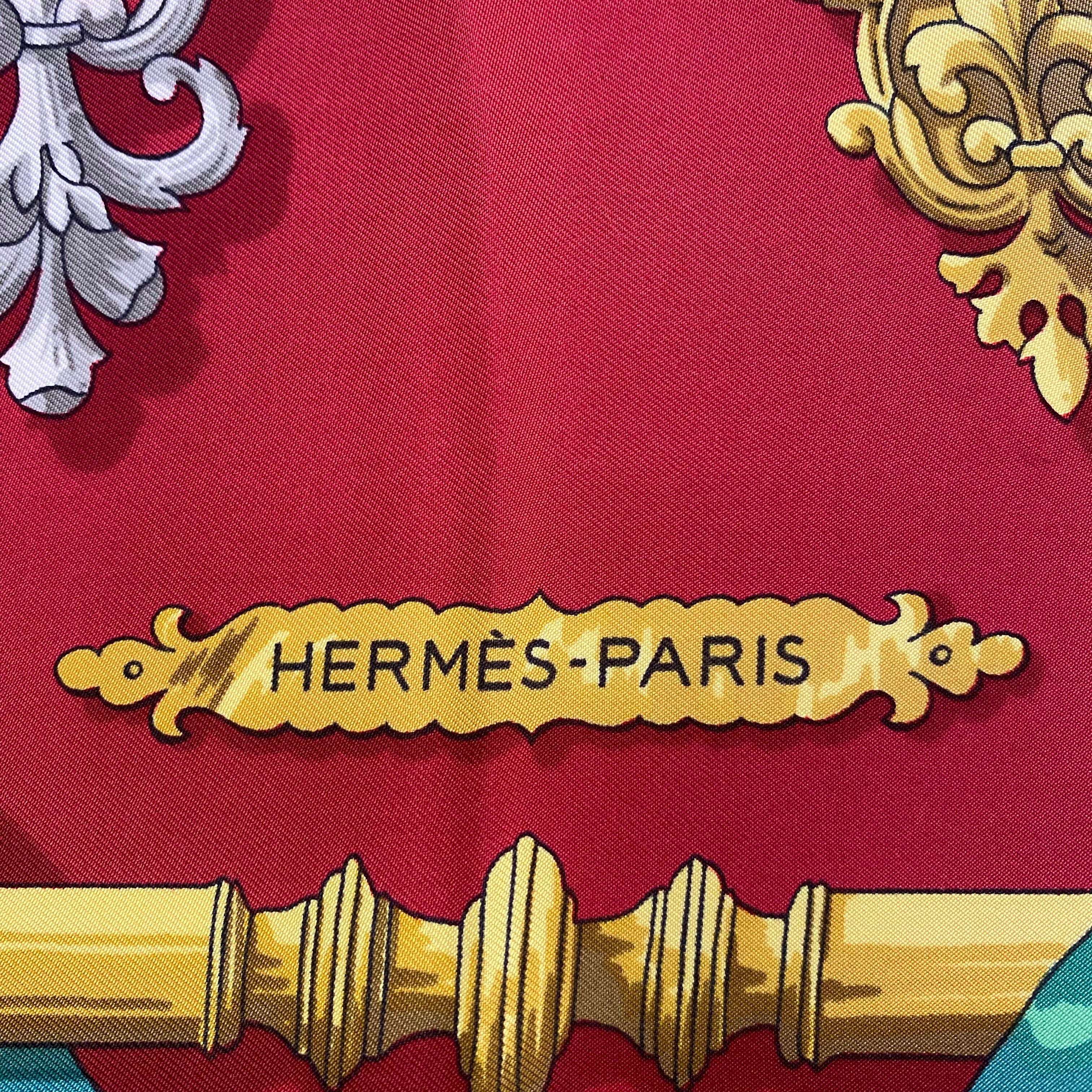 Hermès Ferronnerie Silk Scarf