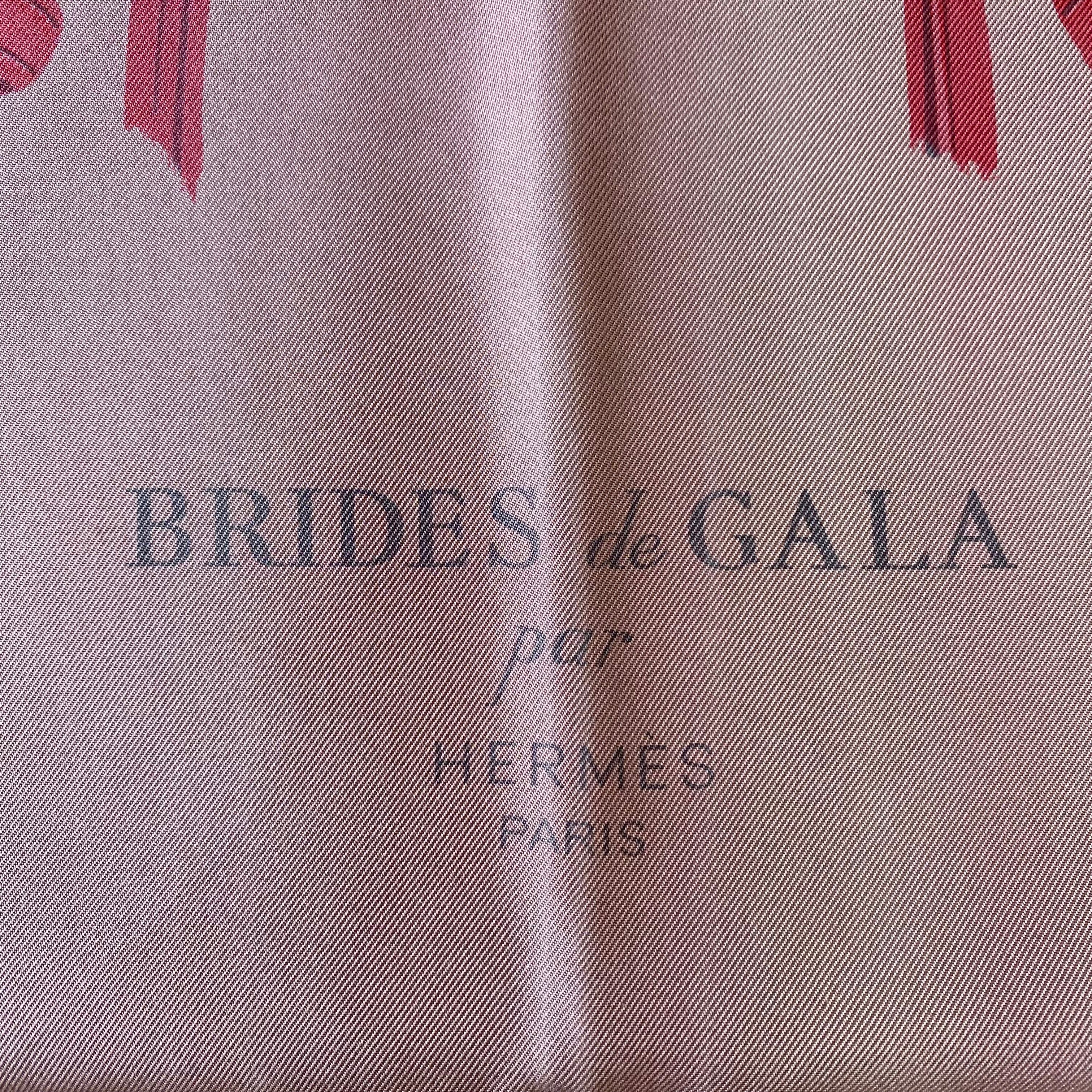 Hermès Brides De Gala Silk Scarf Surteint