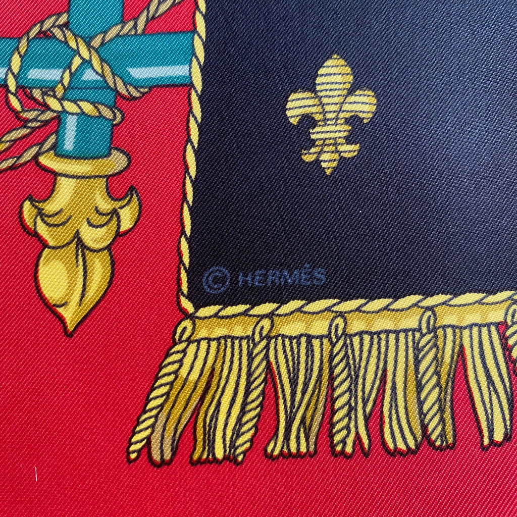 Hermès Vue du Carrosse de la Galère la Réale Silk Scarf