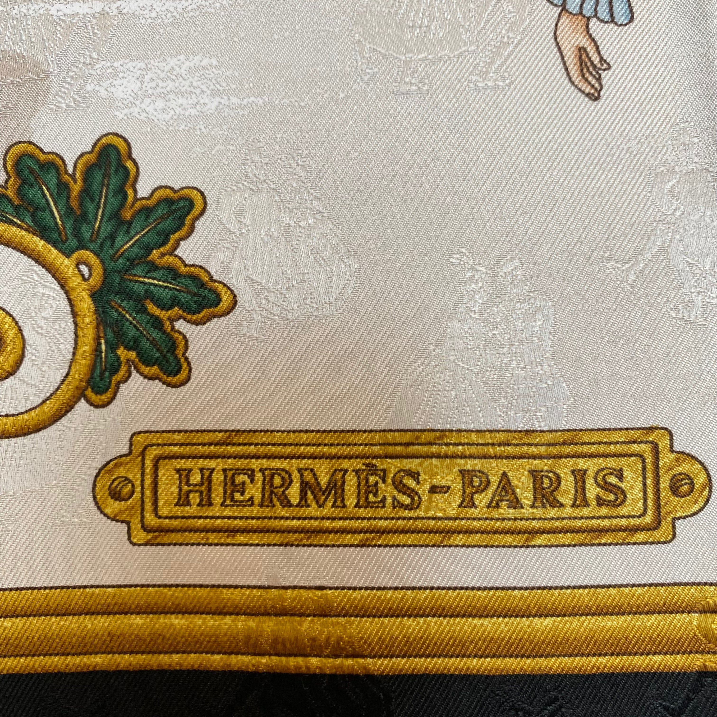 Hermès Joies D’Hiver Silk Scarf Rare