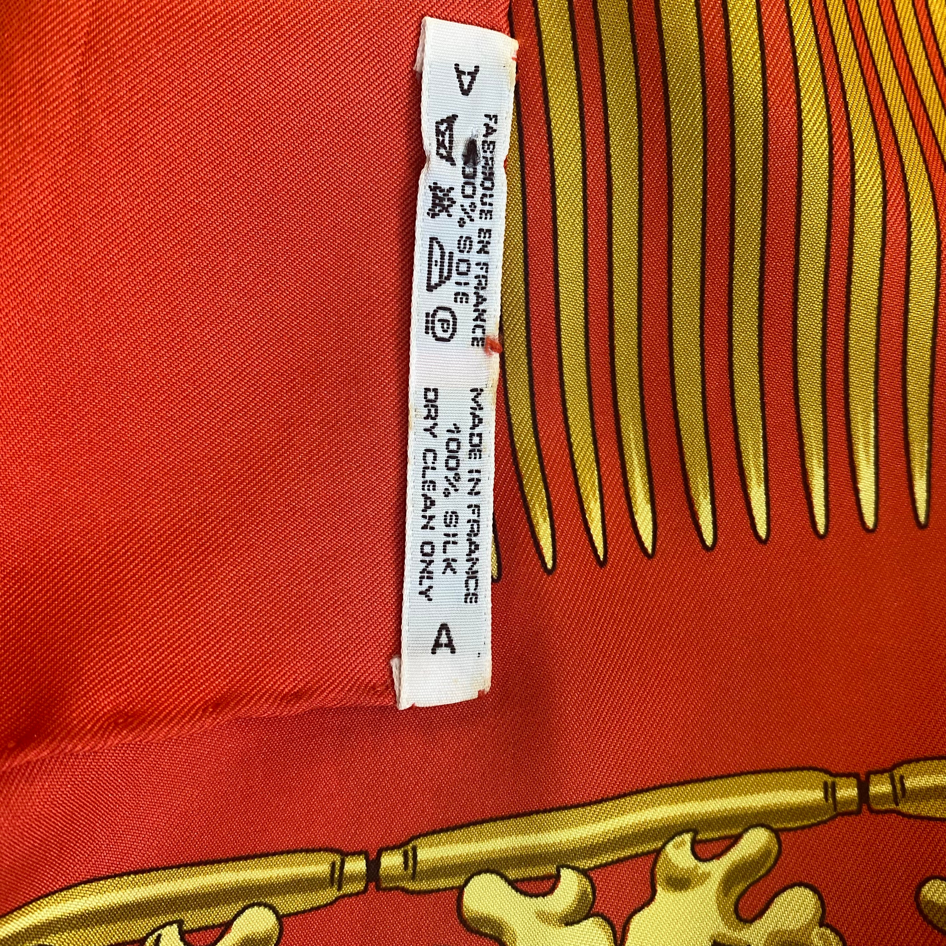 Hermès Les Cavaliers D’or Silk Scarf
