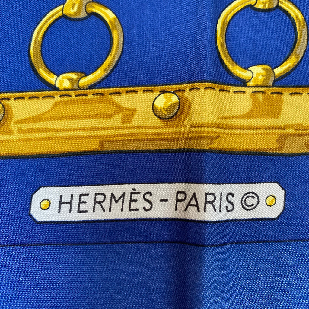 Hermès aux champs Silk Scarf