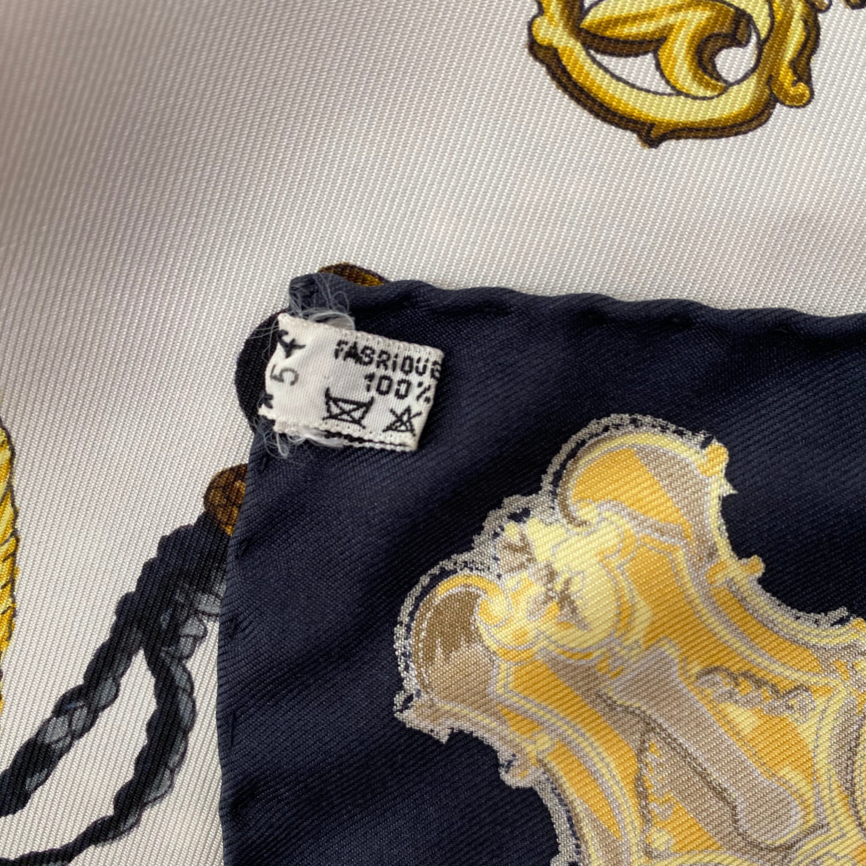 Hermès Les Clefs Silk Scarf